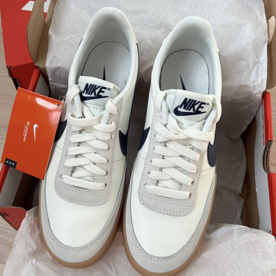 Nike x J.Crew Killshot 2 Sail Midnight Navy 착용 스타일 - 1