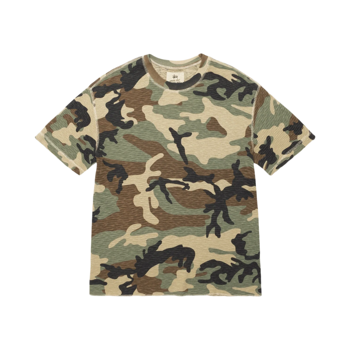 스투시 피그먼트 다이드 SS 써멀 티셔츠 카모(Stussy Pigment Dyed SS Thermal T-Shirt Camo)