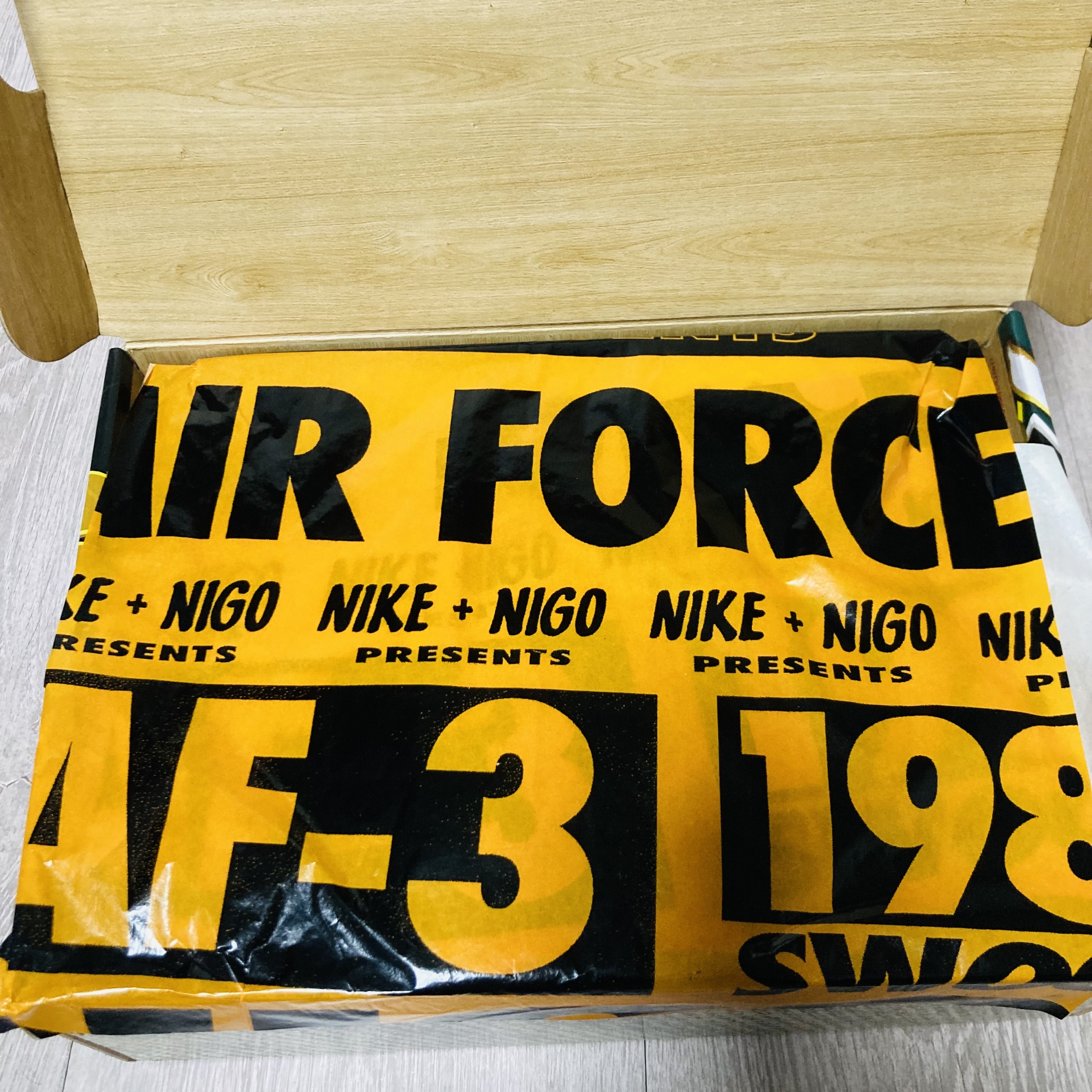 Nike x Nigo Air Force 3 Low SP White 착용 스타일 - 1