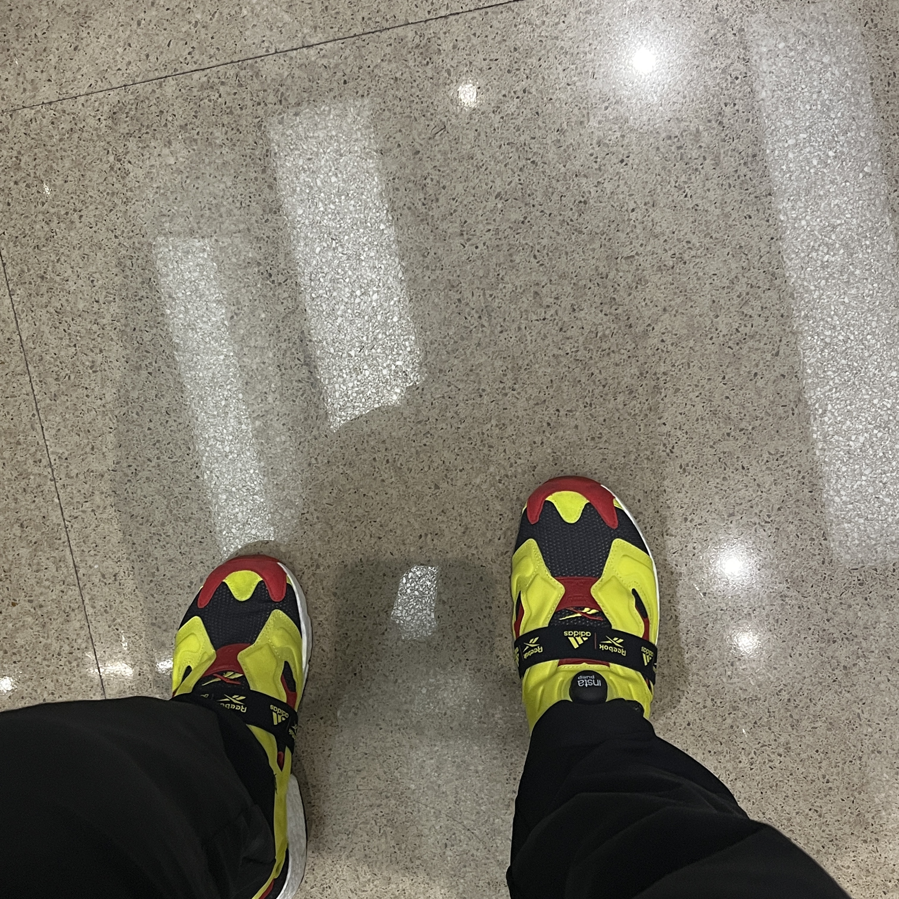 Reebok x Adidas Instapump Fury Boost Citron 착용 스타일