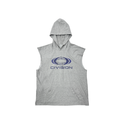 CVS25SSHTSG01 Civision by CSC Iconic Sleeveless Hoodie Grey