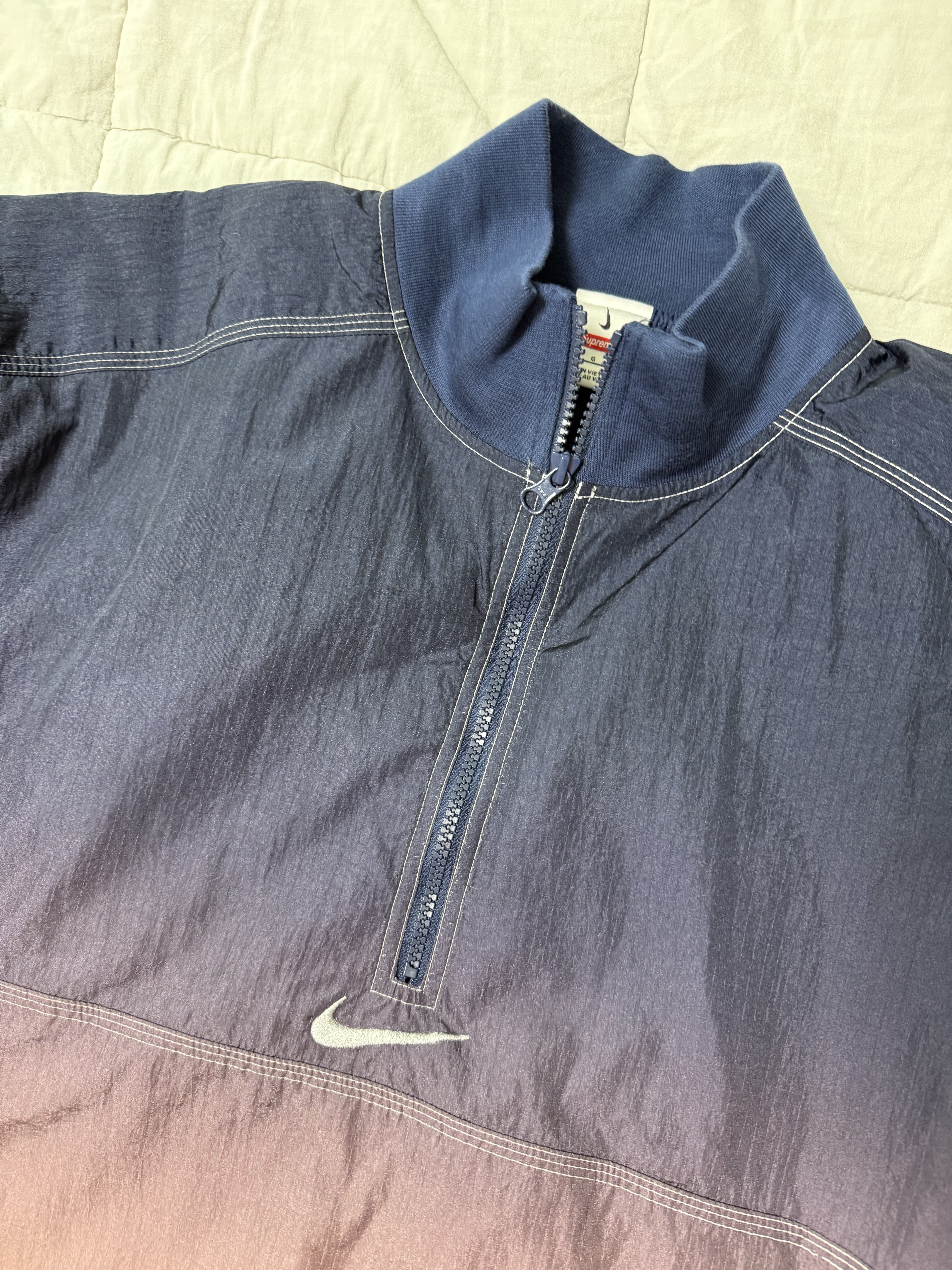 Supreme x Nike Ripstop Pullover Multicolor - 24SS 착용 스타일 - 3