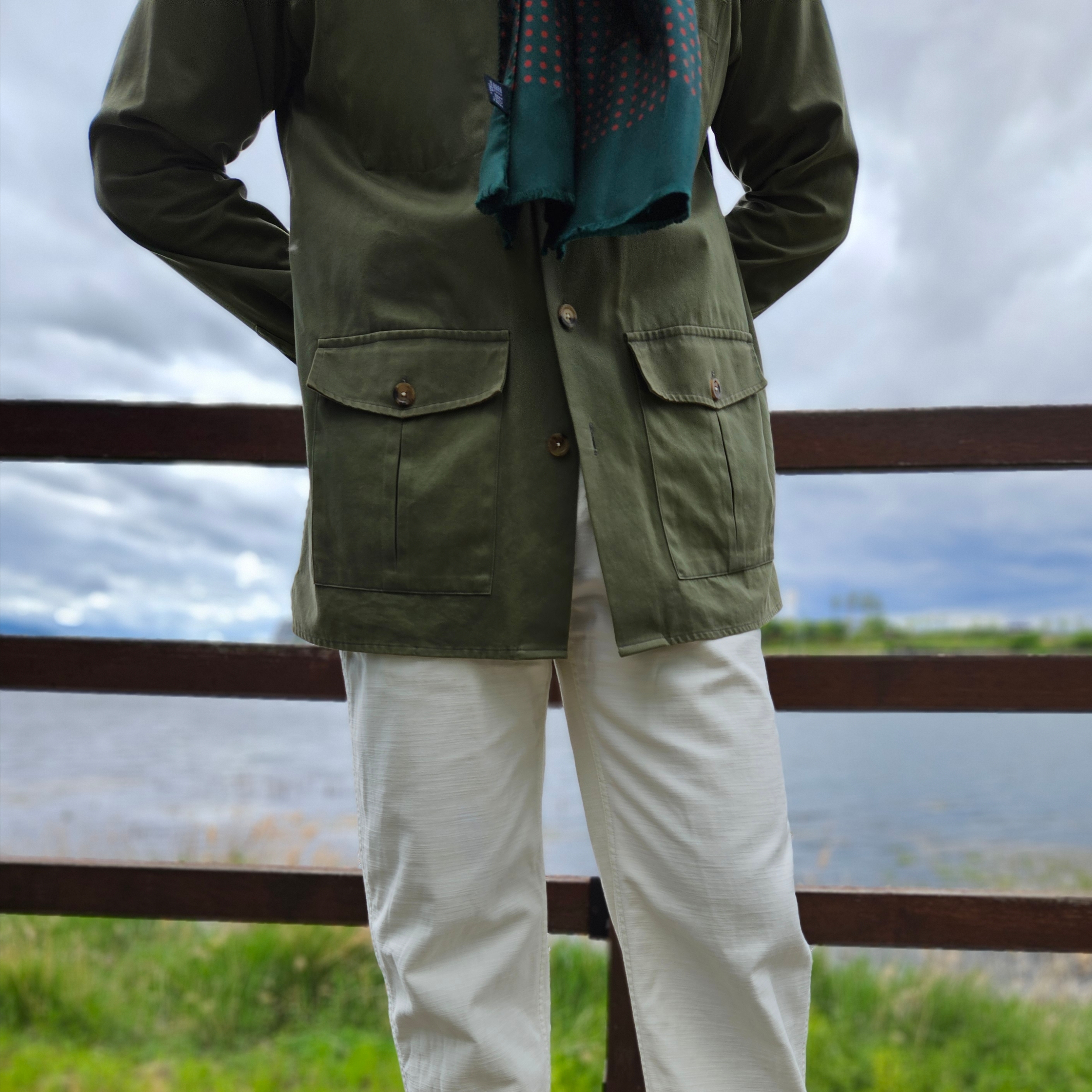 Paraboot Pacific Brown, Aime Leon Dore Unisphere Hat Pristine 착용 스타일 - 5