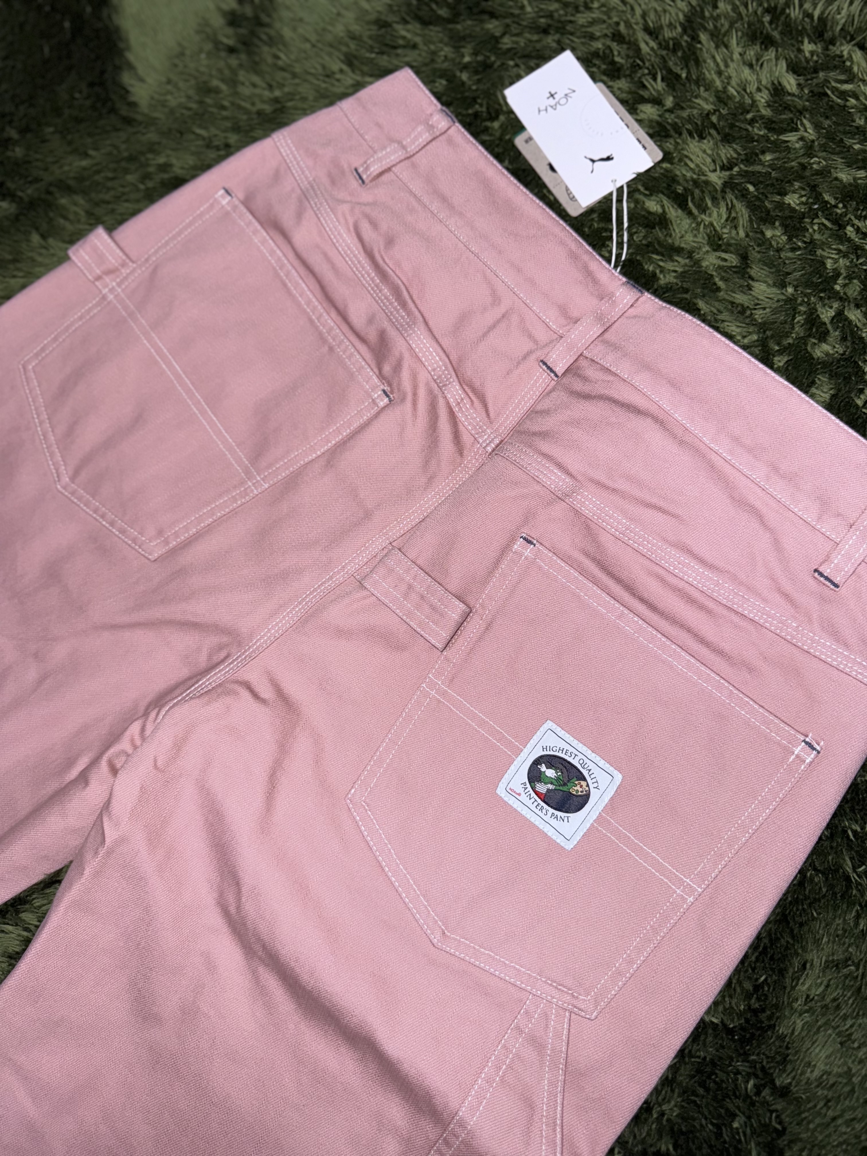 Puma x Noah Painter Pants Pink 착용 스타일 - 7