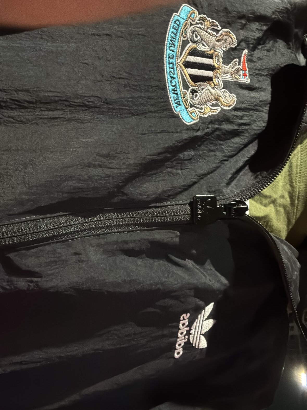 Adidas Newcastle United FC Originals Track Top Black - KR Sizing 착용 스타일