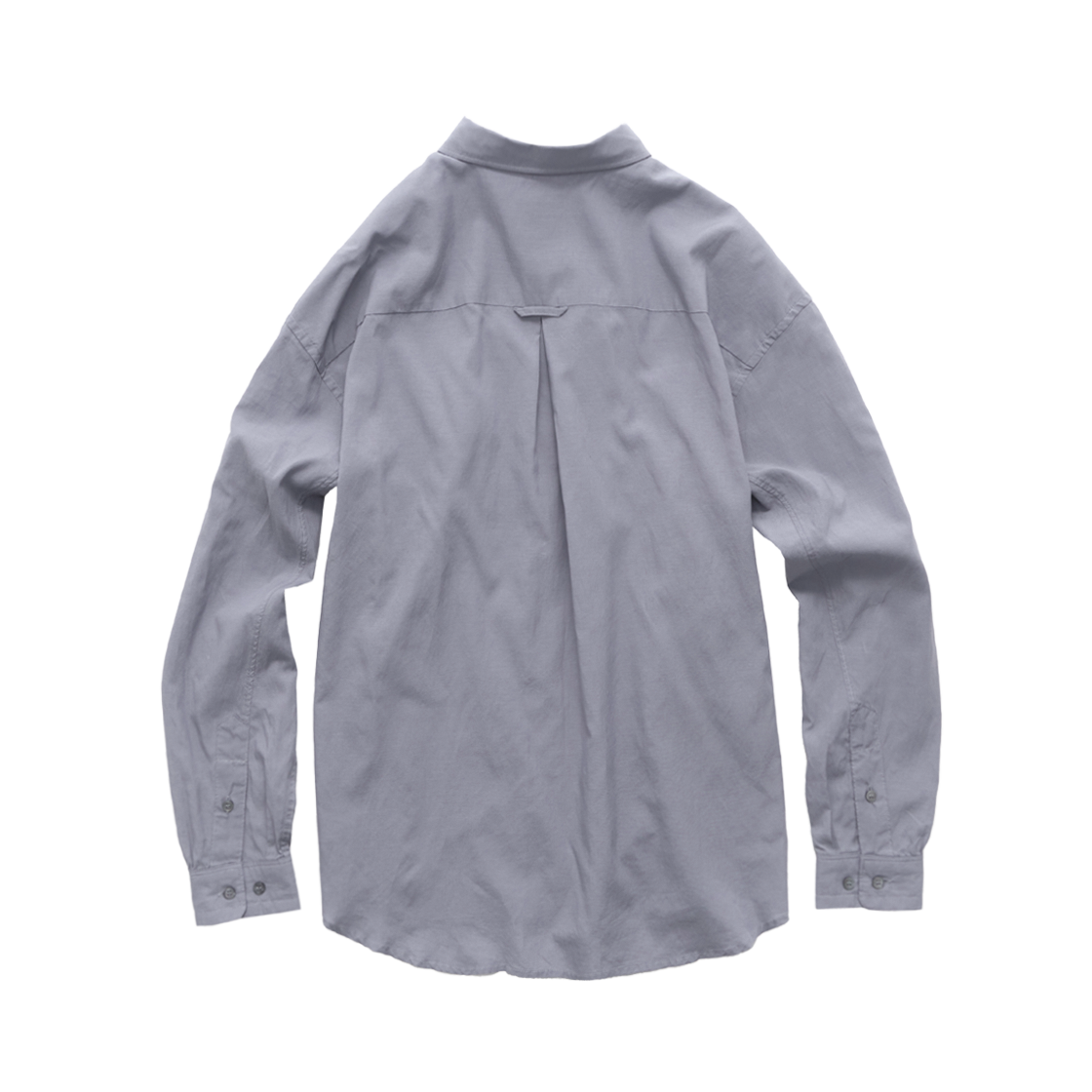 폴리테루 텐코 루즈드 셔츠 2.0 미드 블루 그레이(Polyteru Tenco Loosed Shirt 2.0 Mid Blue Gray) - 2