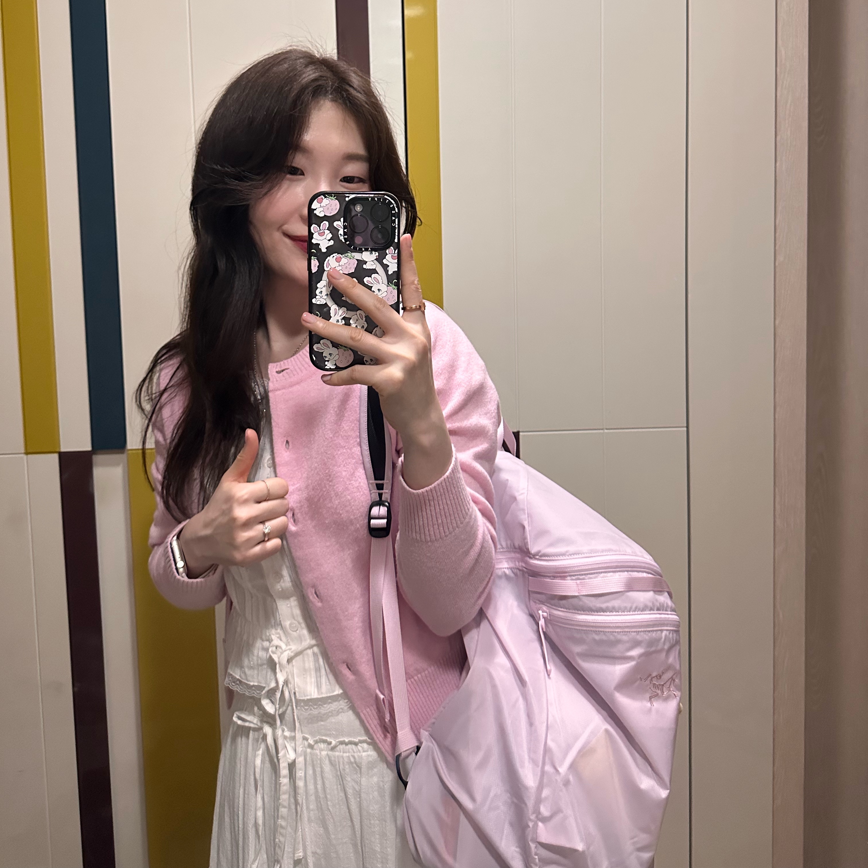 Arc'teryx Heliad 15 Backpack Pink Glow, Adidas Samba Vegan 착용 스타일 - 2