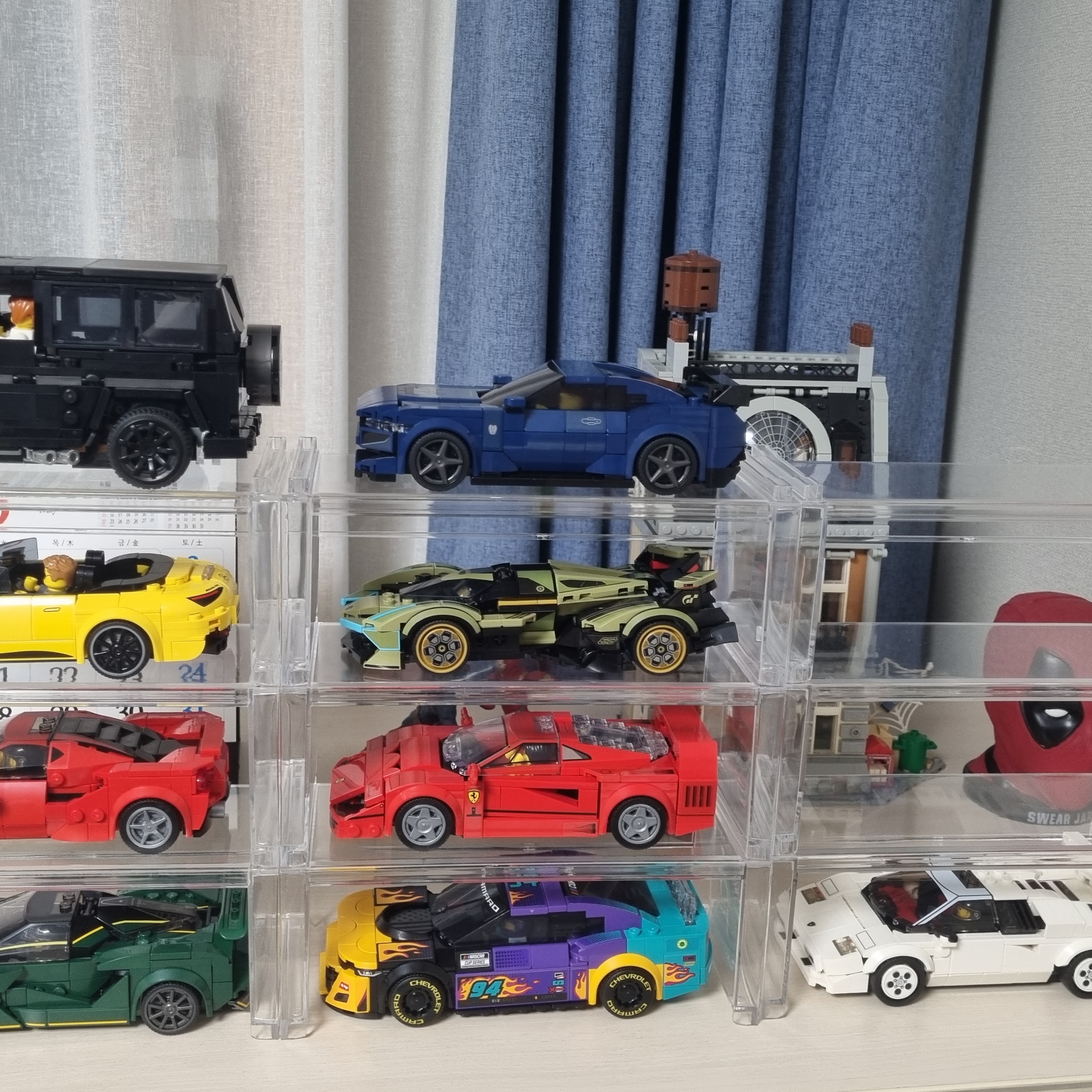 Lego Lamborghini Countach, Lego Speed Champions Nascar Next Gen Chevrolet Camaro ZL1 착용 스타일