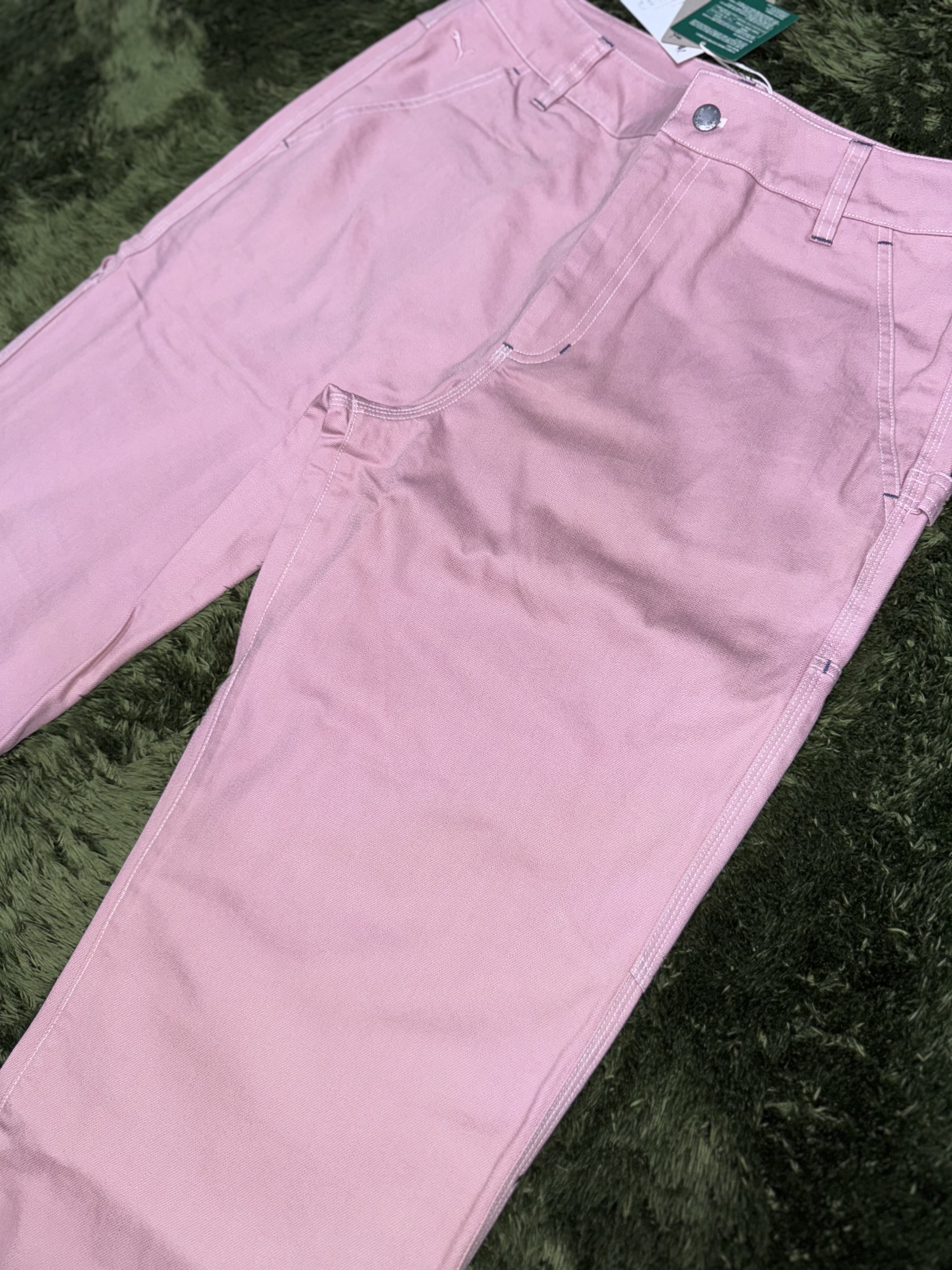 Puma x Noah Painter Pants Pink 착용 스타일 - 4