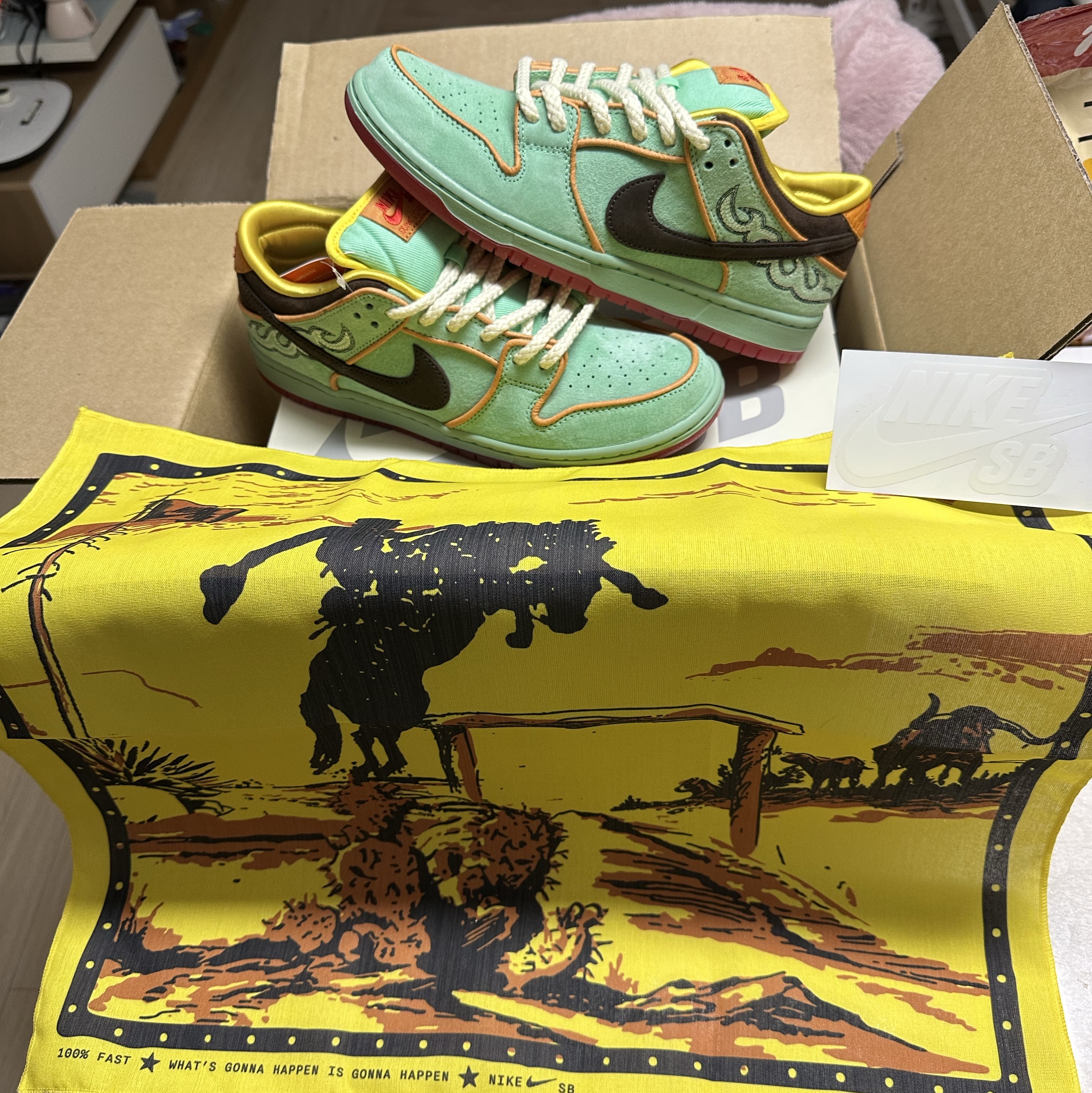 Nike SB Dunk Low Pro Tourmaline 착용 스타일 - 1