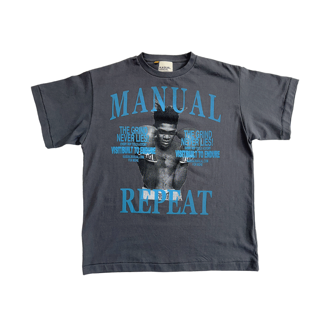 K32C Kasual Manual Manual T-Shirt Charcoal