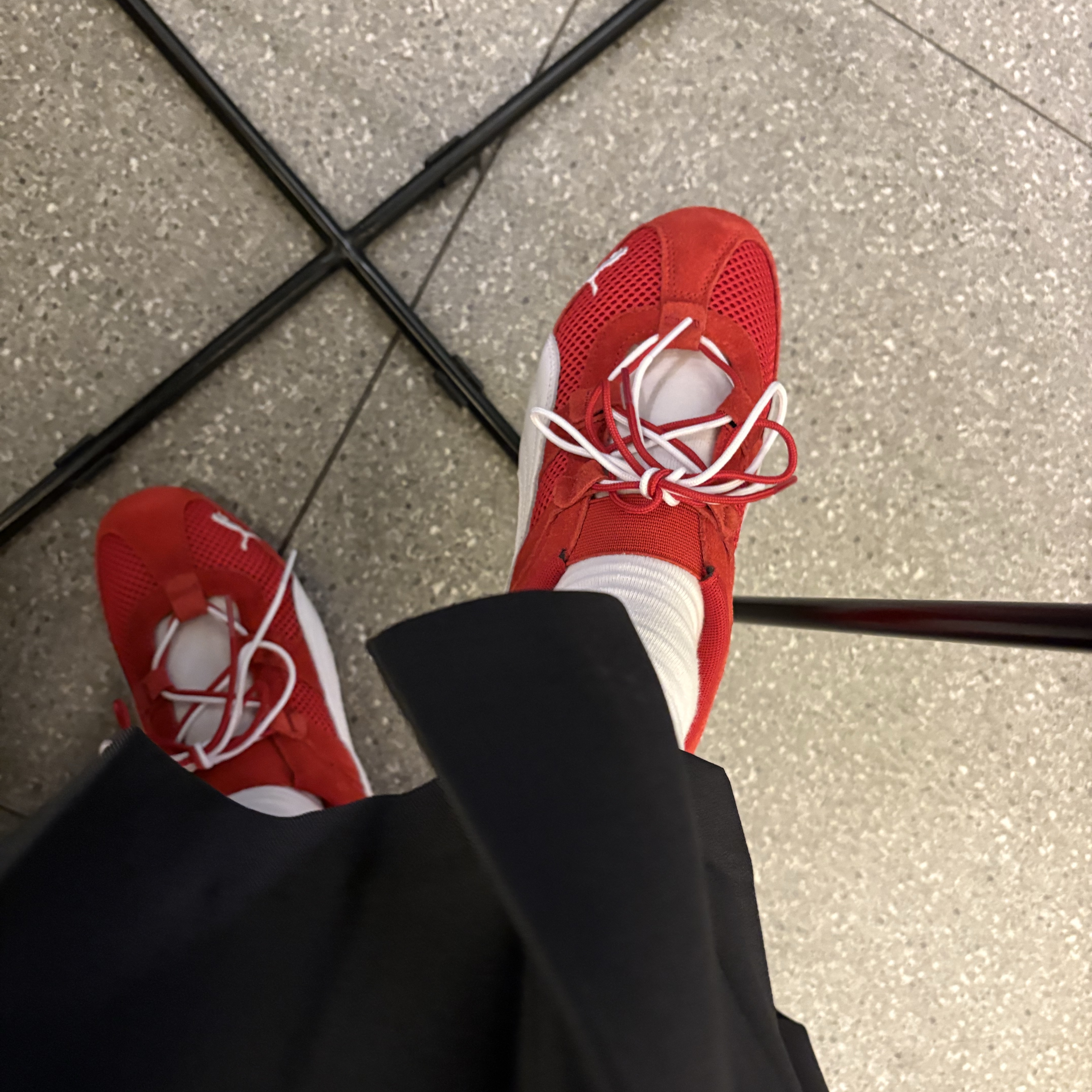 (W) Puma Speedcat Go For All Time Red Puma White 착용 스타일