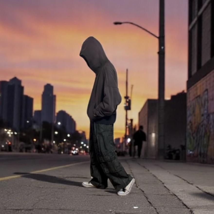 Undermycar Harban Rough Dirty Painting Wide Cargo Pants Lint - 23SS 착용 스타일 - 4