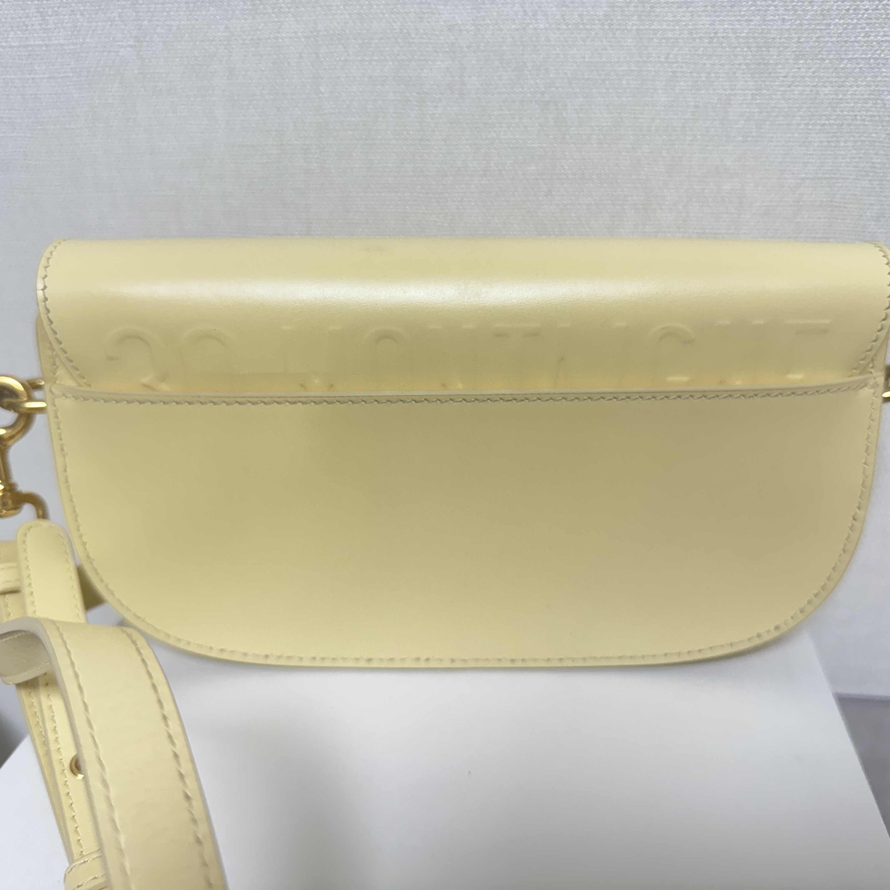Dior Bobby East-West Bag Box Calfskin Pale Yellow Gold 착용 스타일 - 8