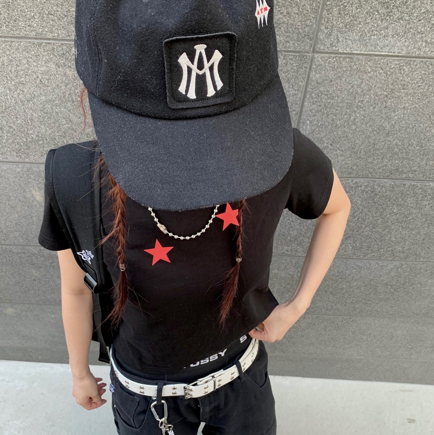 Thevinylhouse Star T-Shirt Black, Stussy Boxer Briefs Black (3 Pack) 착용 스타일