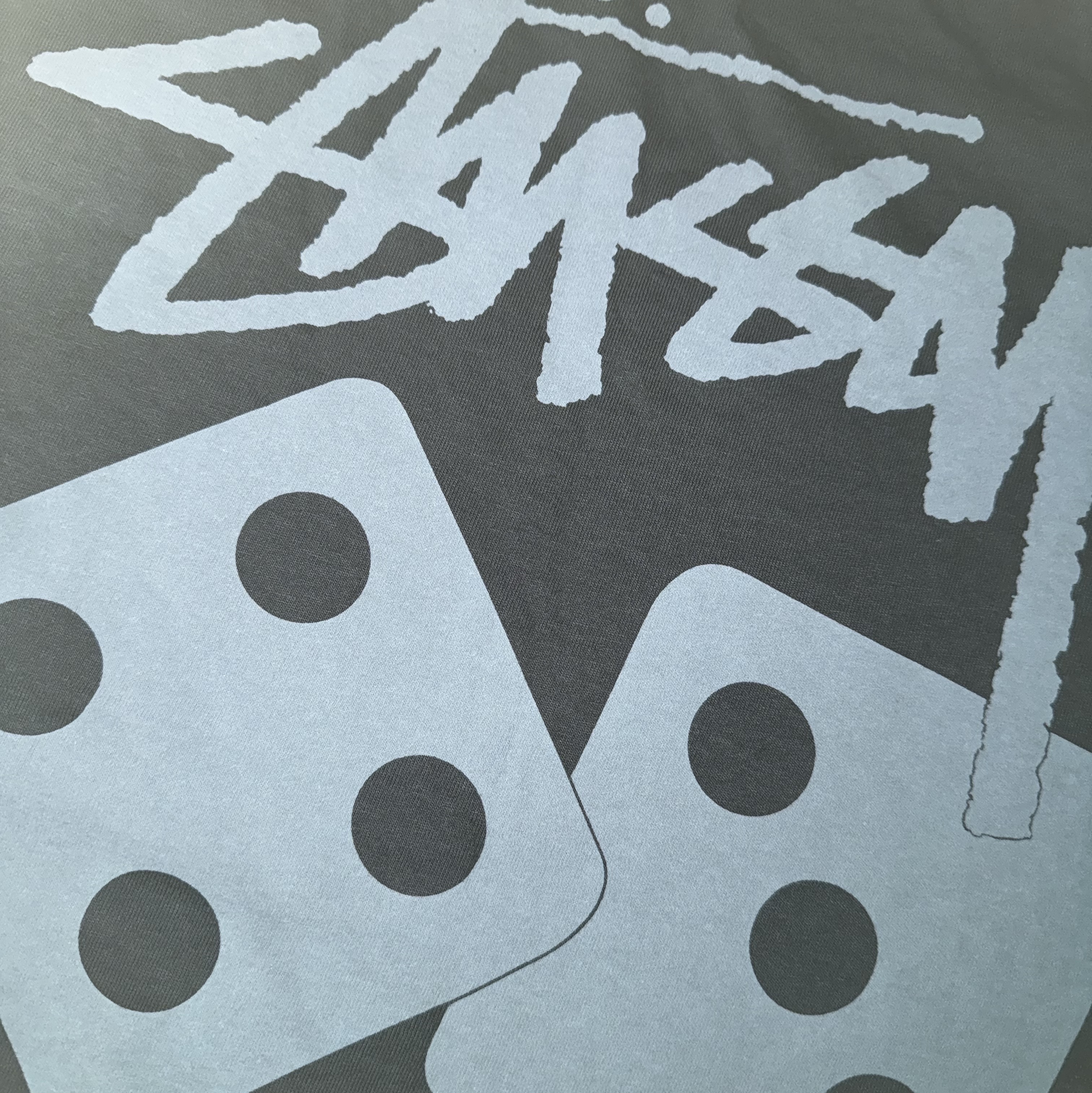 Stussy Pigment Dyed Dice T-Shirt Black 착용 스타일