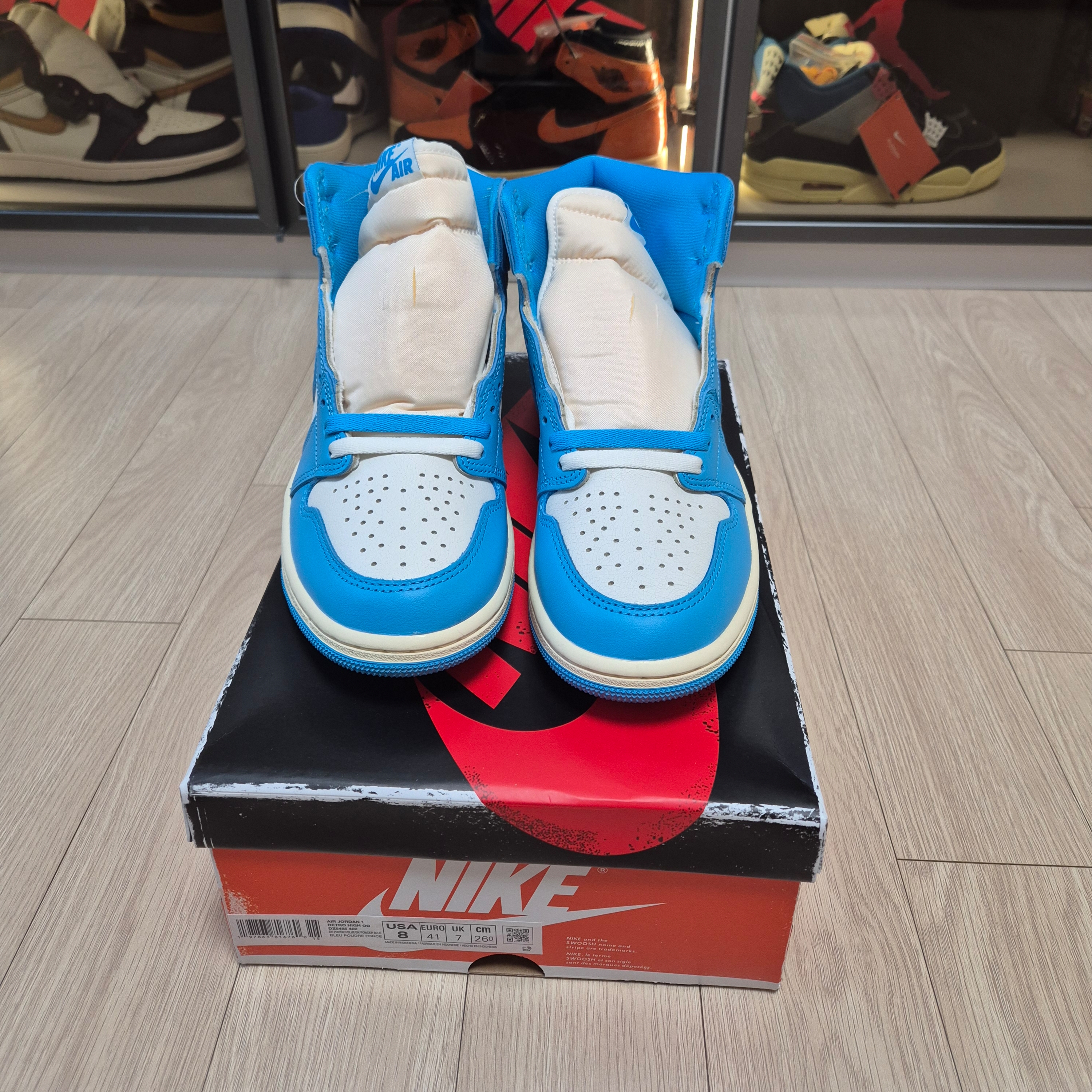 Jordan 1 Retro High OG UNC Reimagined, Jordan 1 Retro High OG Chicago 2022 착용 스타일 - 2
