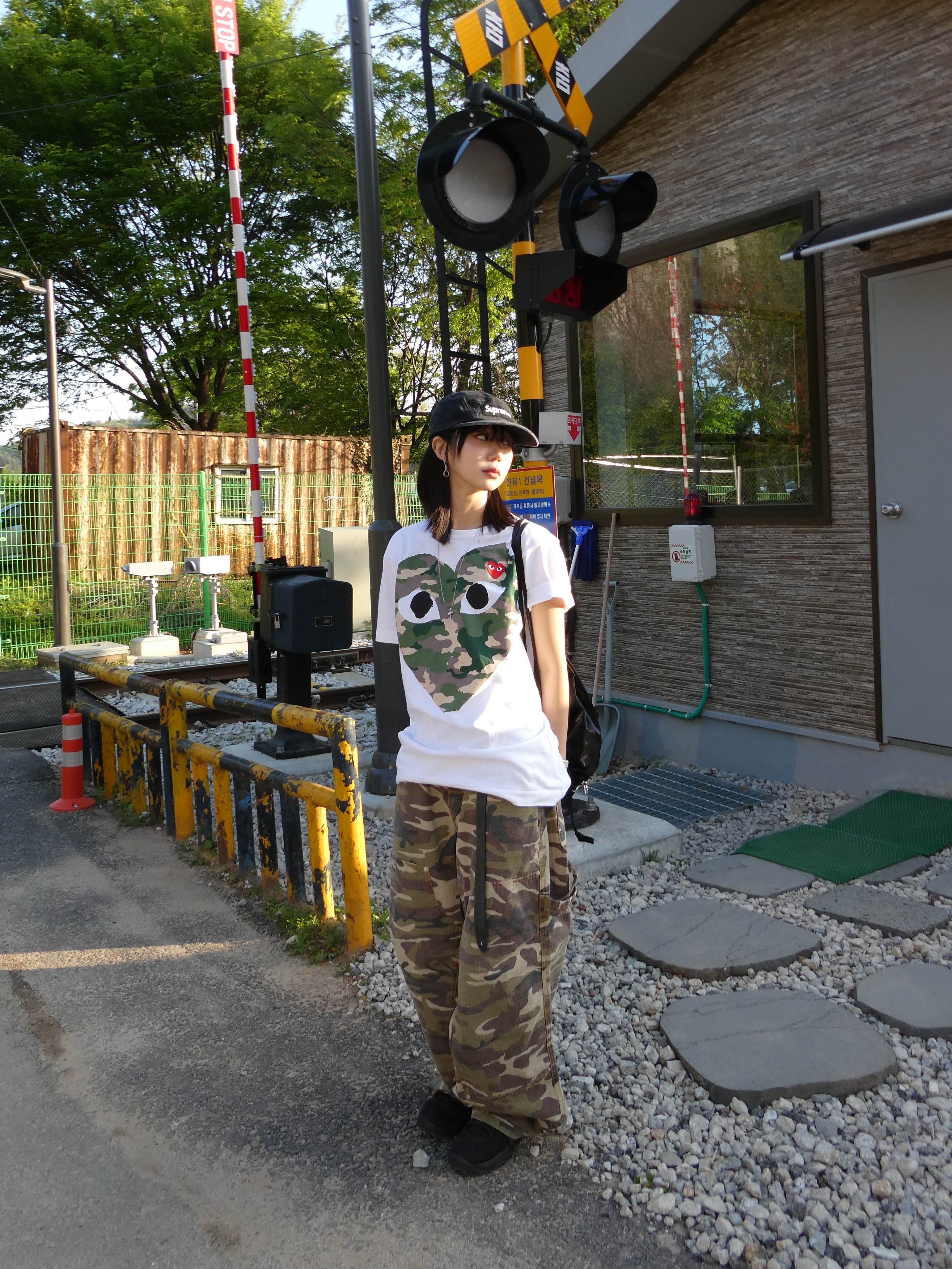 Nike x Stussy Air Penny II Black, Supreme Denim Camp Cap Black - 24SS 착용 스타일 - 2