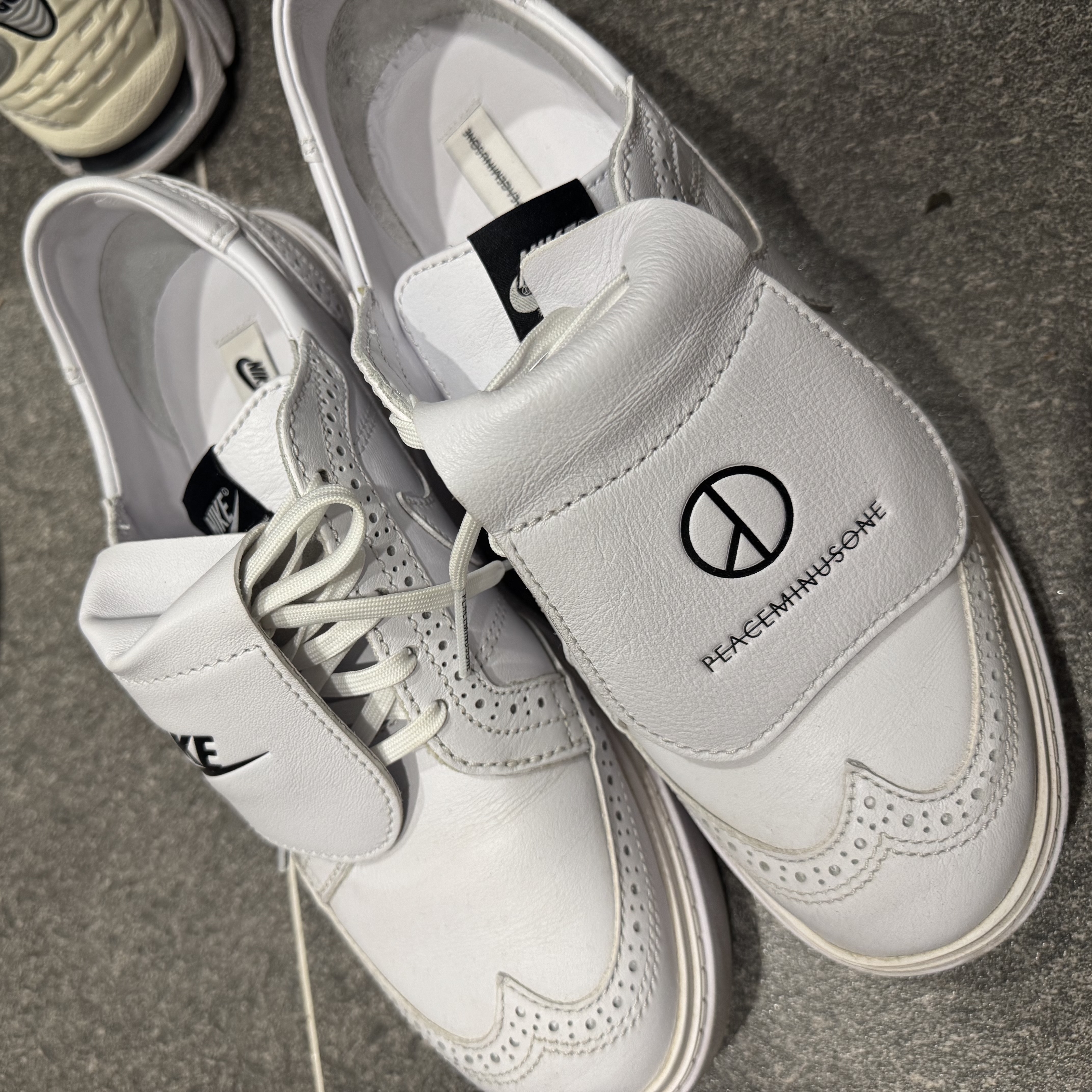 Nike x Peaceminusone Kwondo1 White 착용 스타일