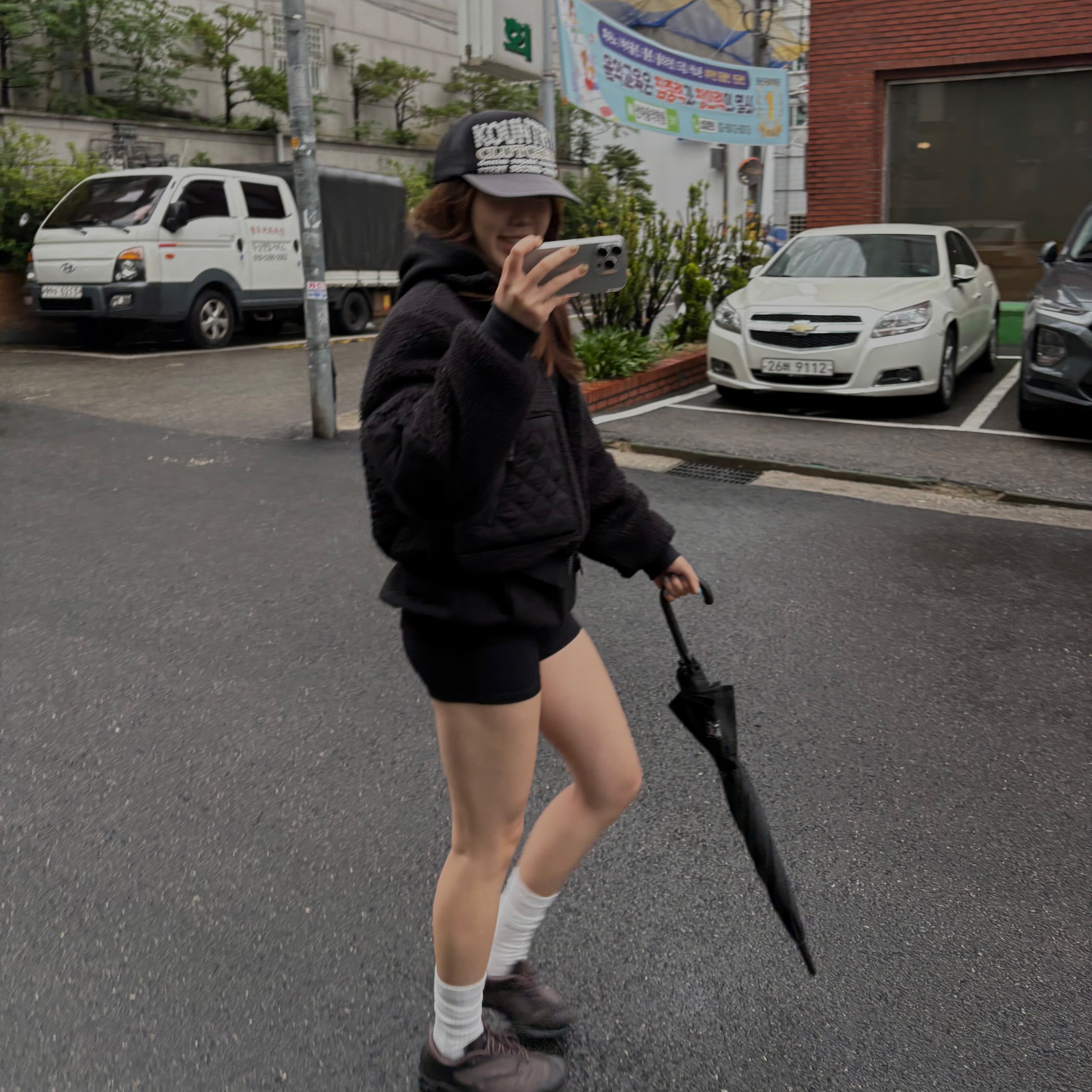 캐피탈 컨트리 펄 크러쳐 트러커 캡 블랙 그레이 | Kapital | KREAM