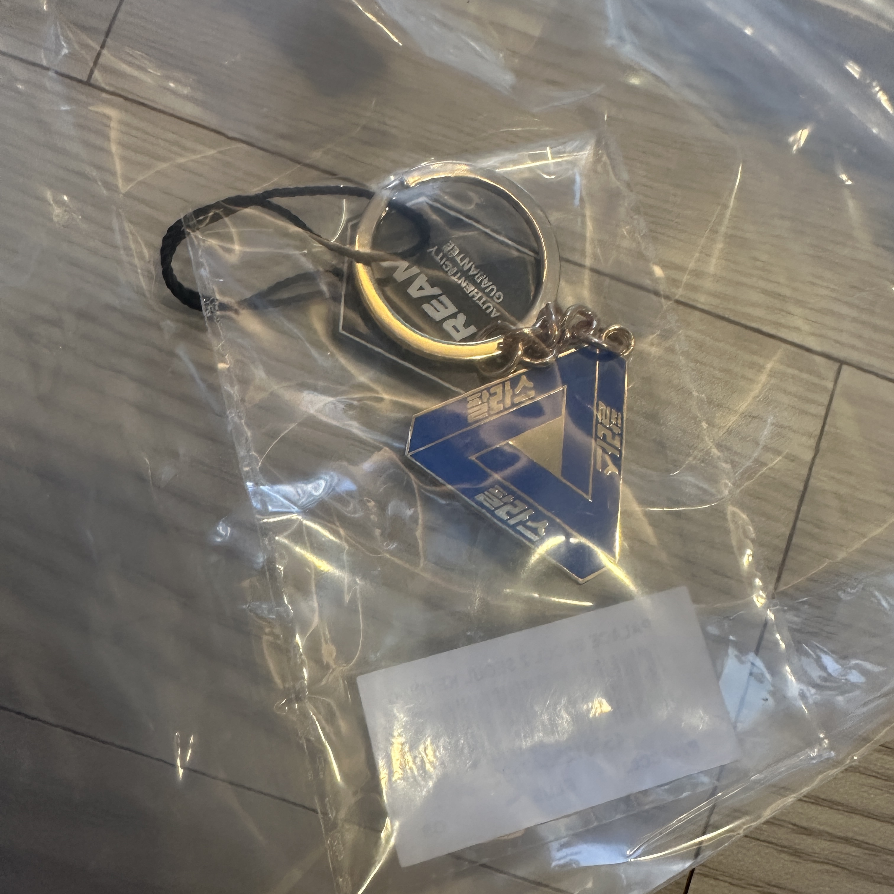 Palace Seoul 2 Seoul Keyring Blue Shadow - 25SS 착용 스타일 - 1