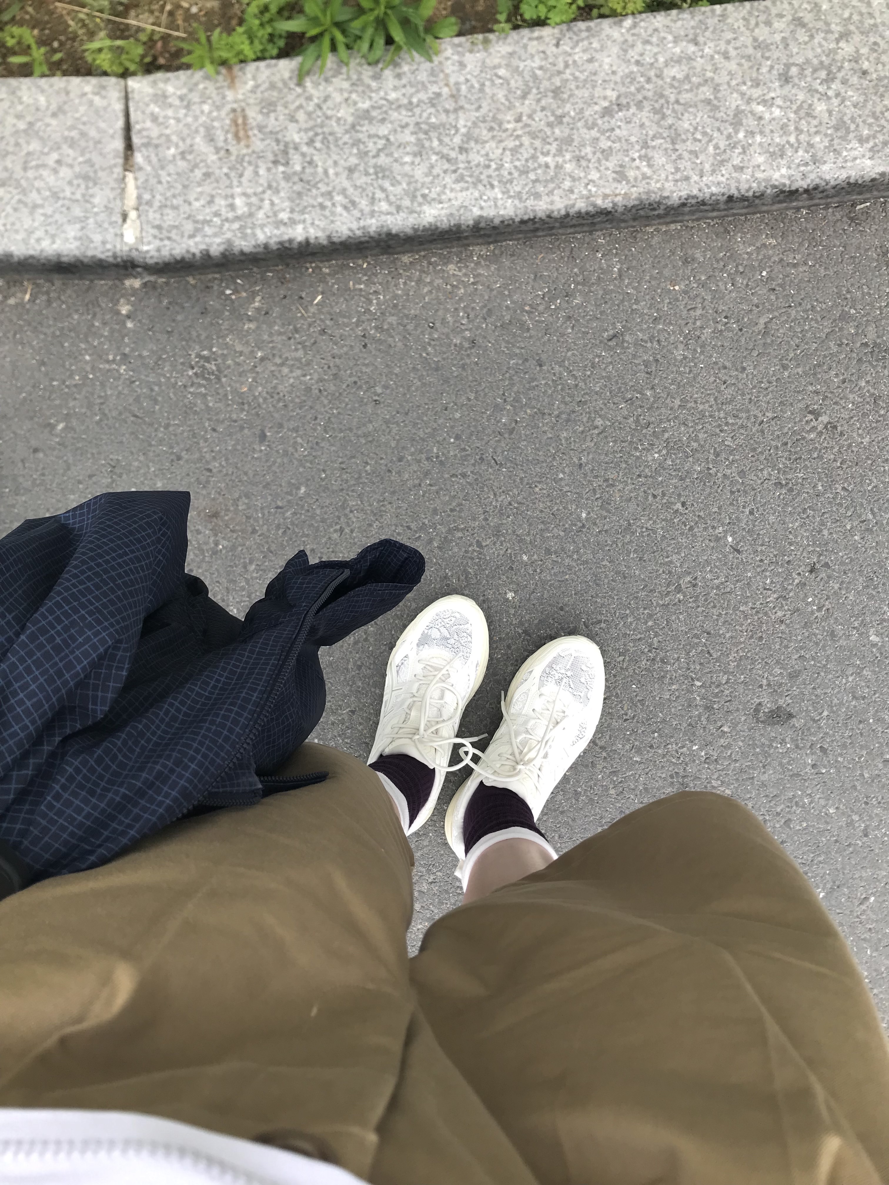 Asics Gel-Nunobiki Cream Pure Silver 착용 스타일 - 8