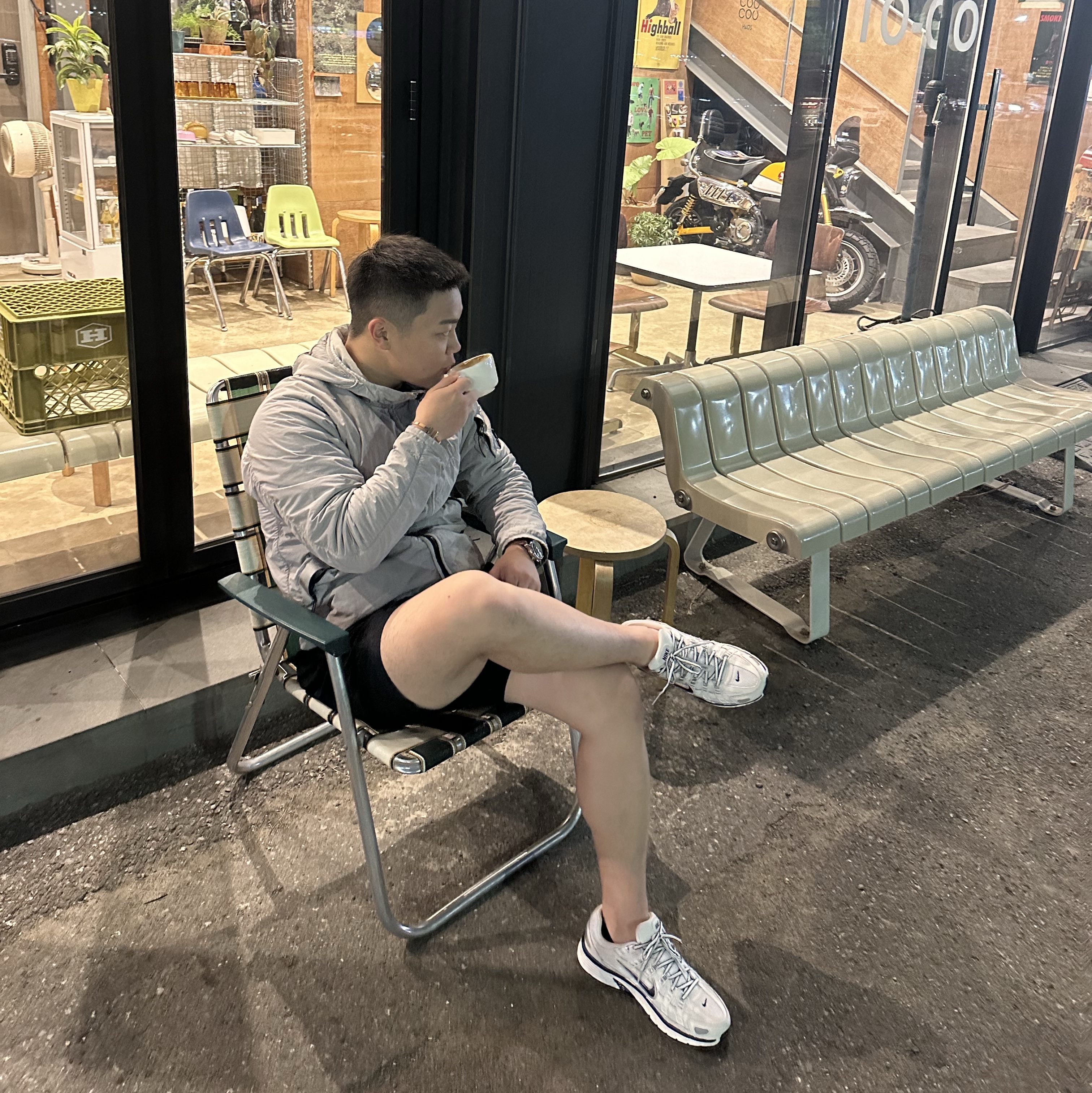 C.P. Company Chrome R Medium Jacket Drizzle Grey - 24SS 착용 스타일 - 1