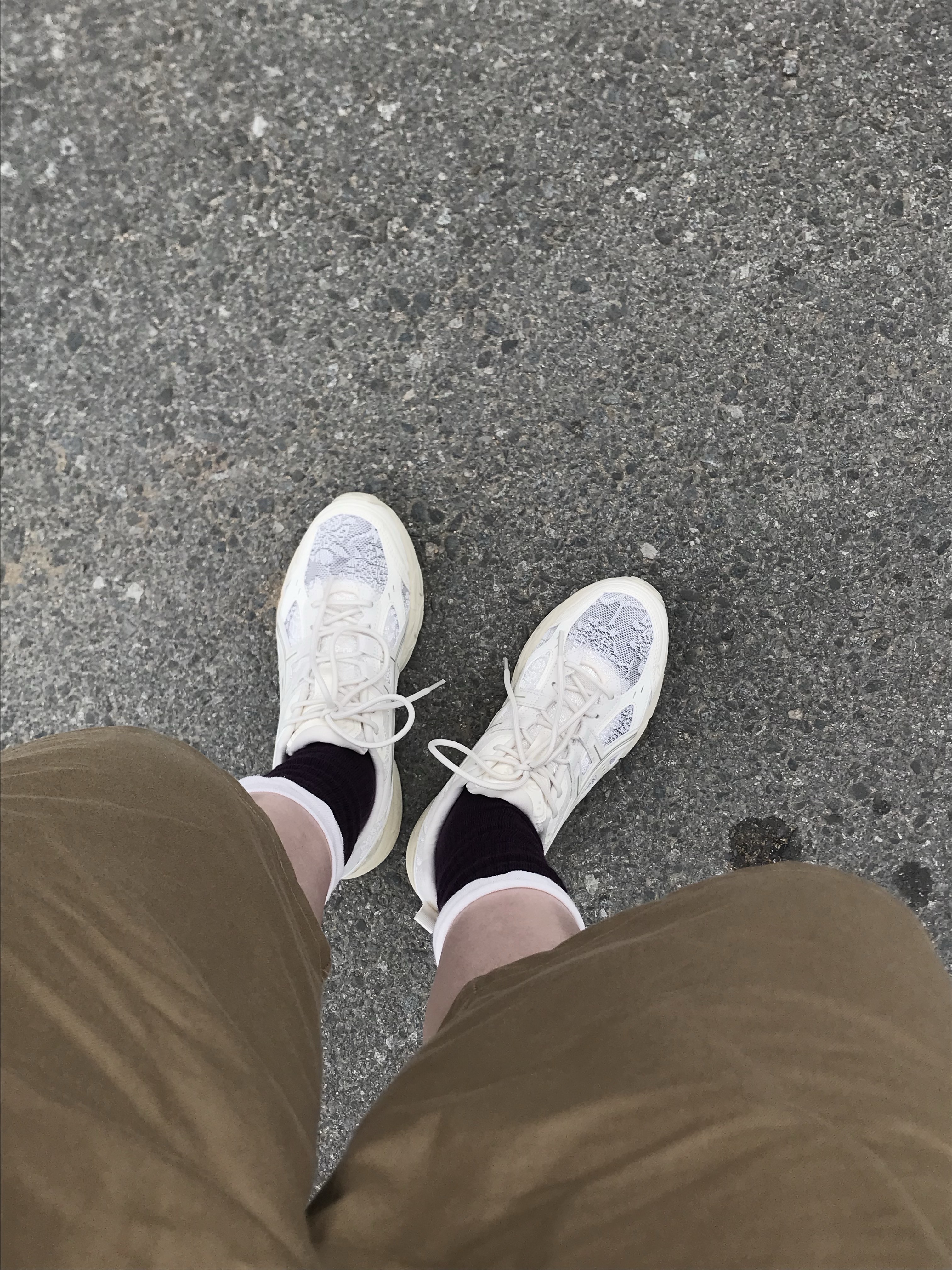 Asics Gel-Nunobiki Cream Pure Silver 착용 스타일 - 5