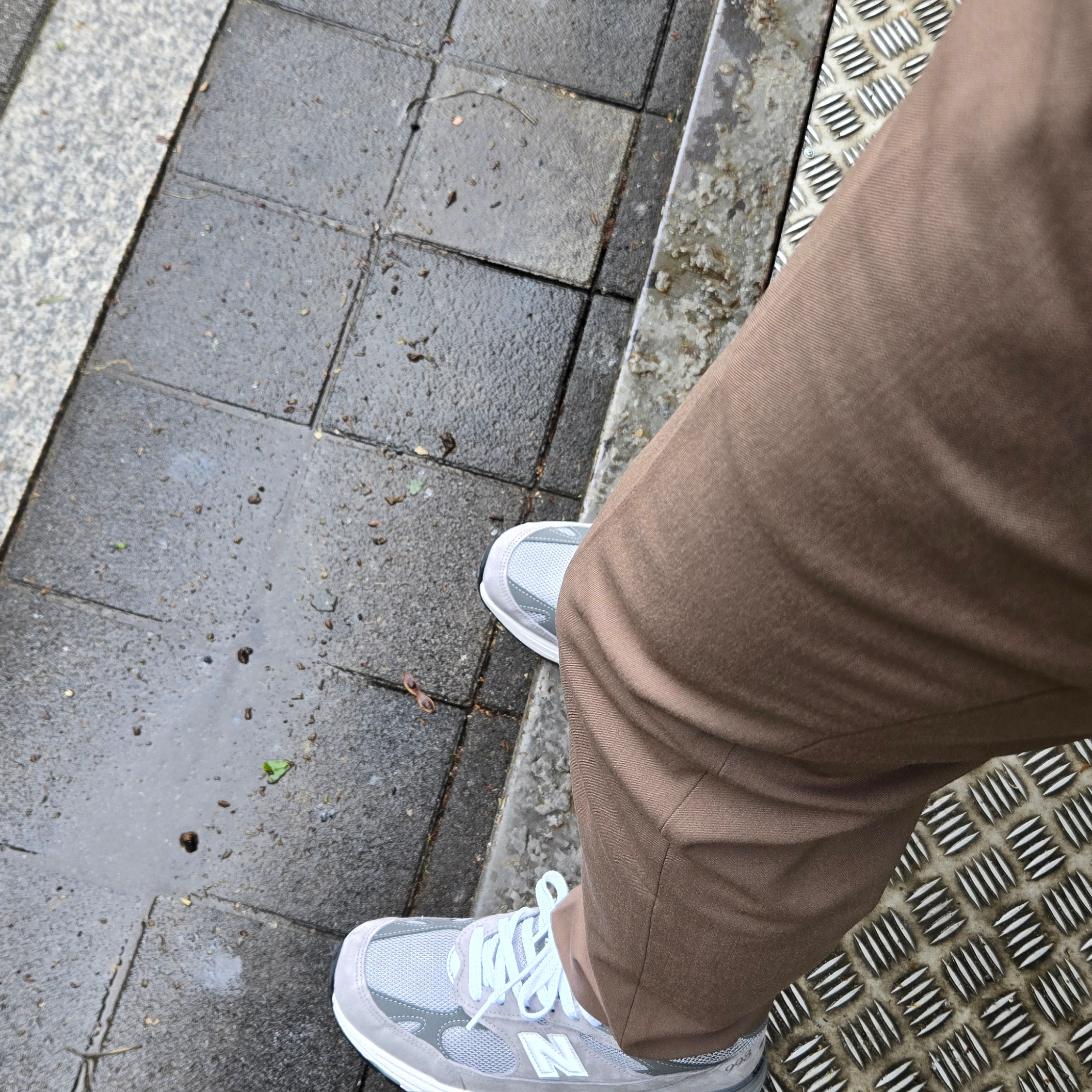 New Balance 993 Made in USA Grey - D Standard 착용 스타일 - 2