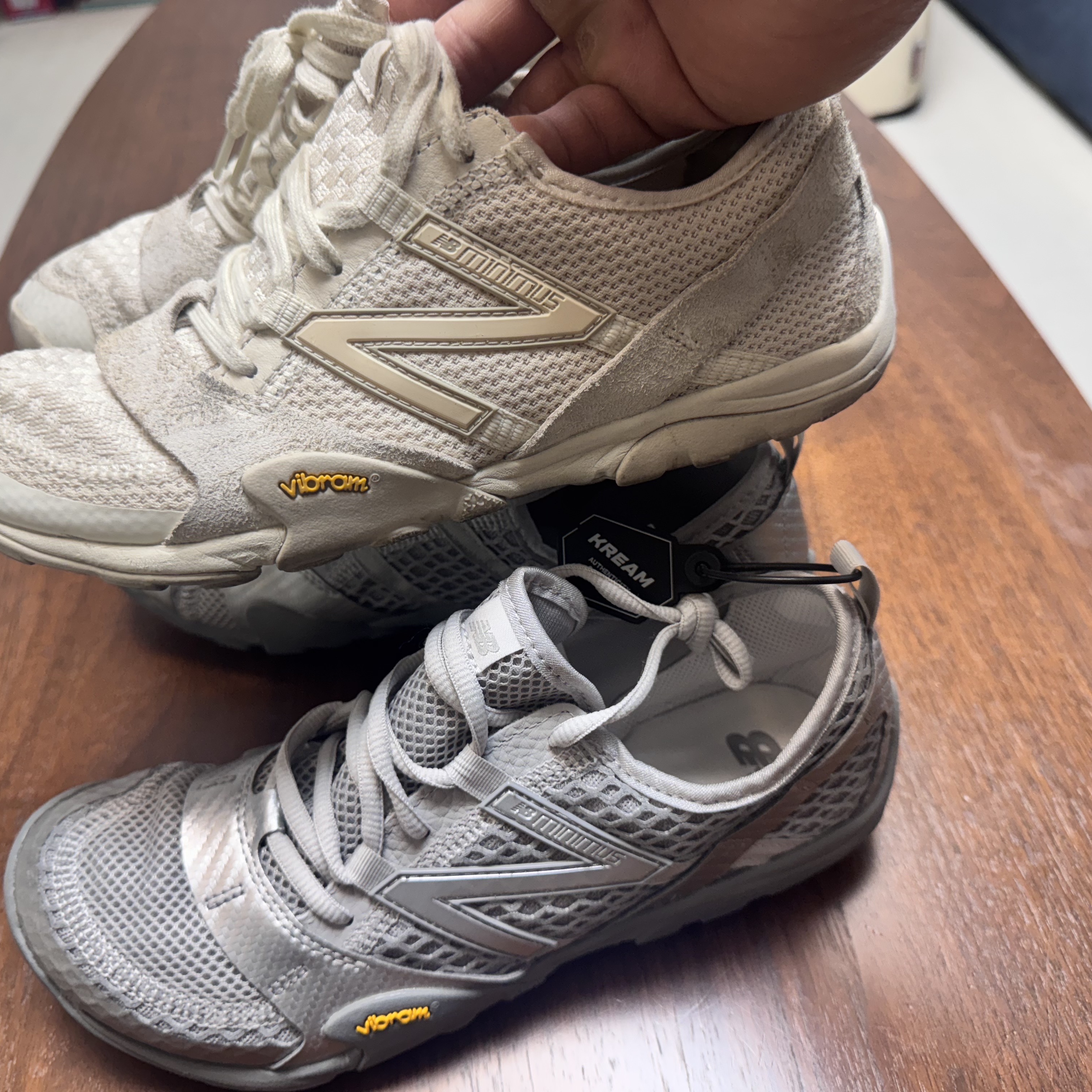 New Balance Minimus MT10O Slate Grey Silver Metallic, New Balance Minimus MT10O Beige 착용 스타일
