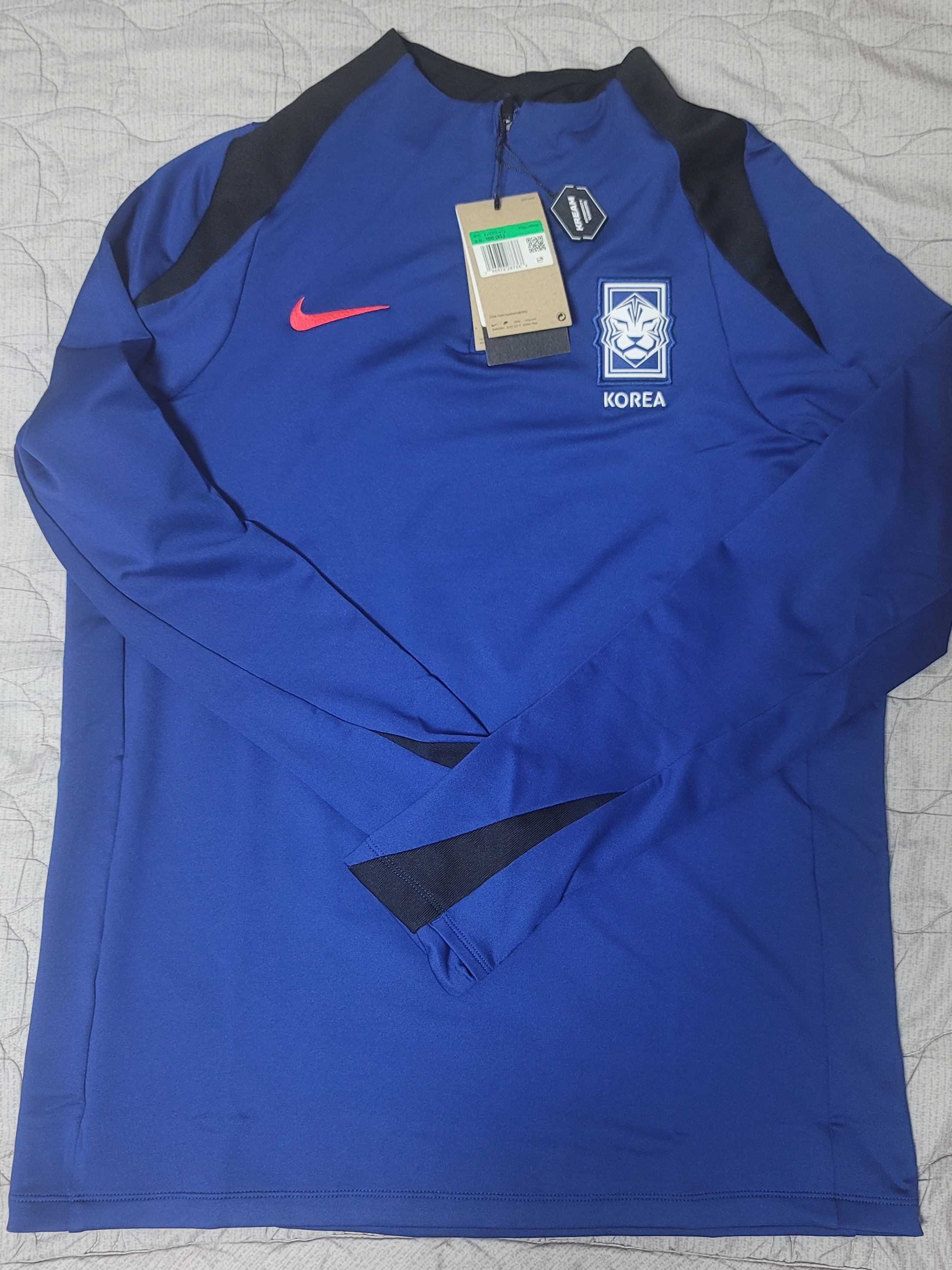 Nike Korea Strike Dri-Fit Soccer Drill Top Global Blue 착용 스타일 - 2