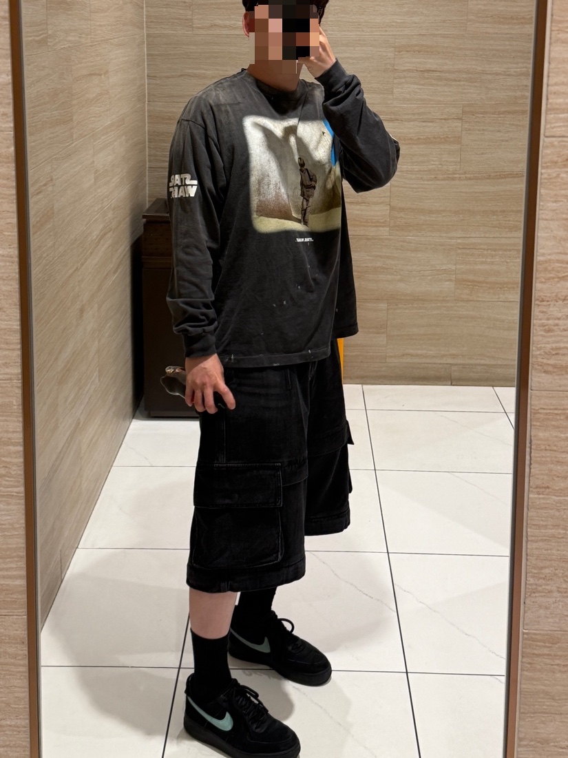 Saint Mxxxxxx x Star Wars Darthvader L/S T-Shirt Black - 25SS, Nike x Tiffany & Co. Air Force 1 Low SP 1837 착용 스타일