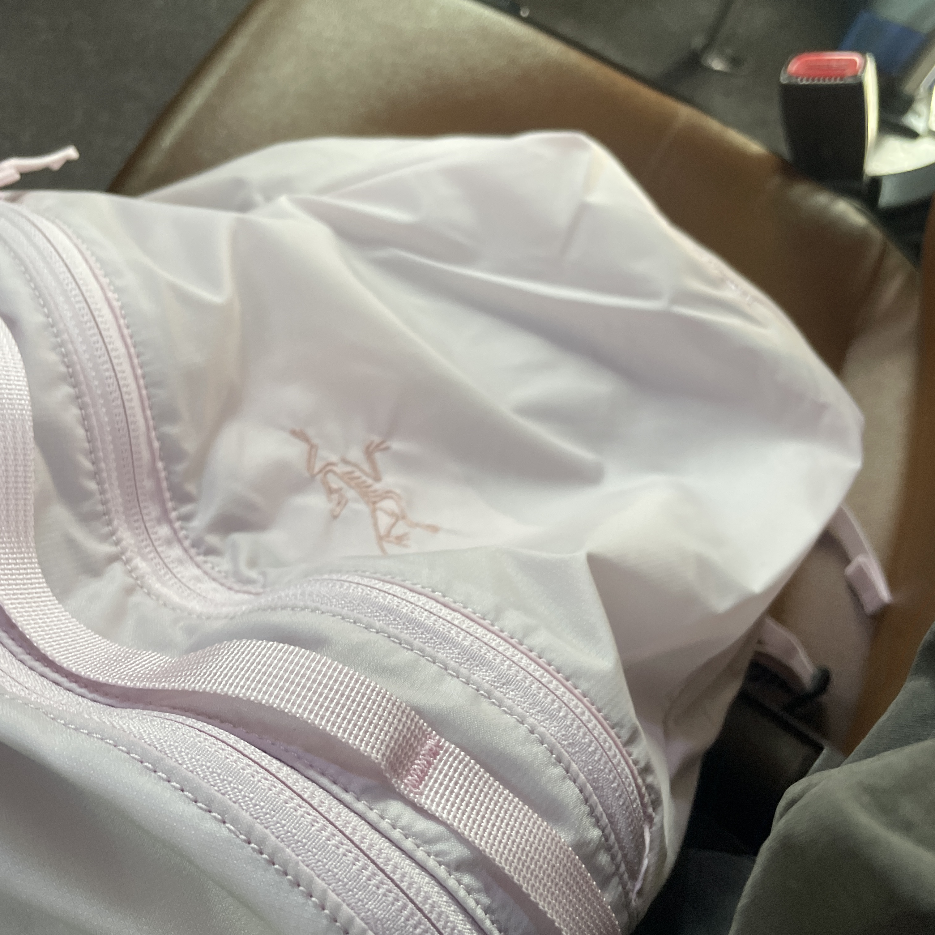 Arc'teryx Heliad 15 Backpack Pink Glow 착용 스타일 - 1