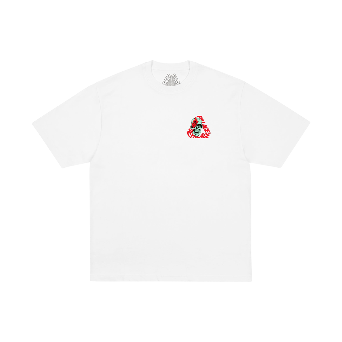 팔라스 P3 스컬 티셔츠 화이트 - 25SS(Palace P3 Skull T-Shirt White - 25SS) - 2