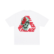 Palace P3 Skull T-Shirt White - 25SS
