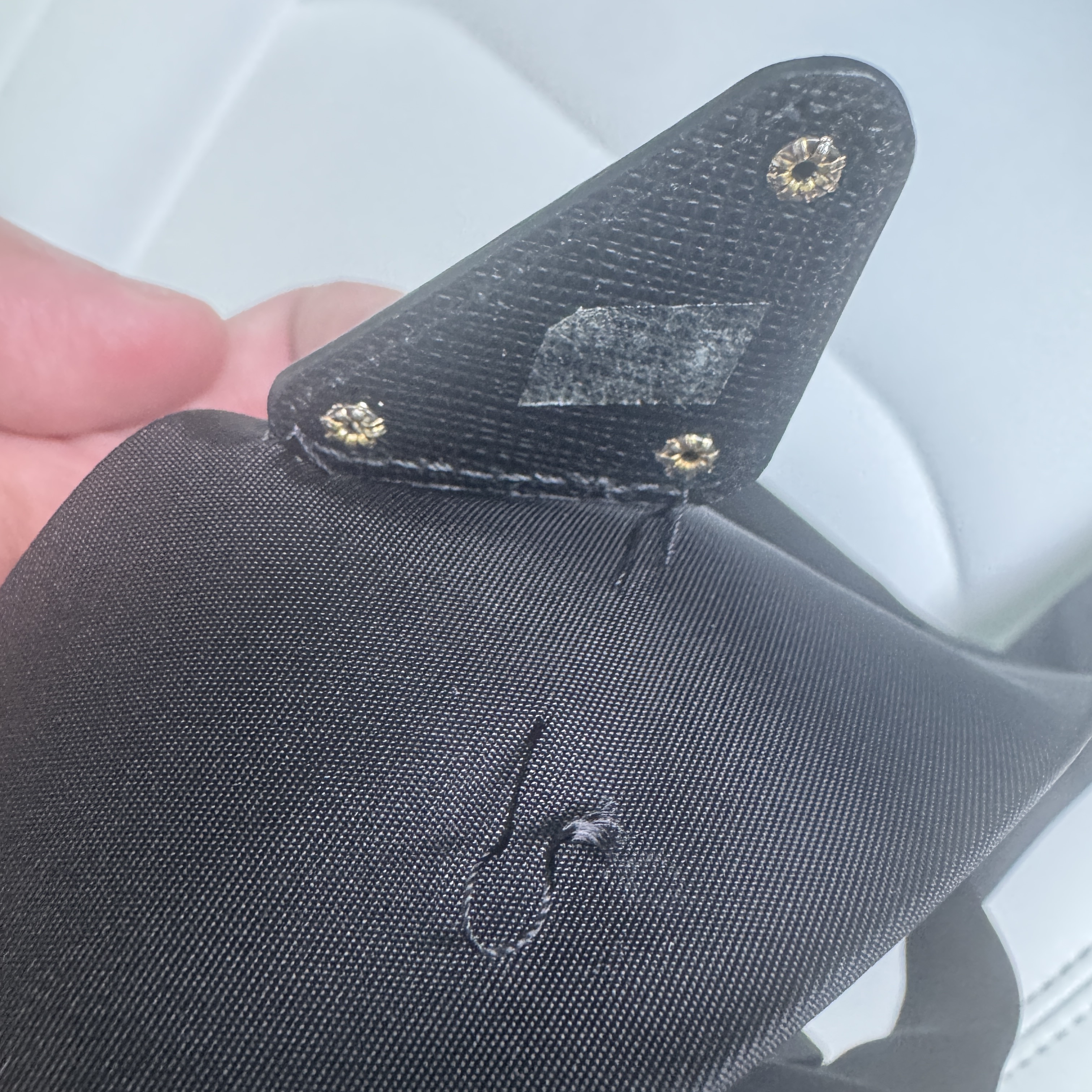 Prada Re-Nylon Gabardine Tie Black 착용 스타일