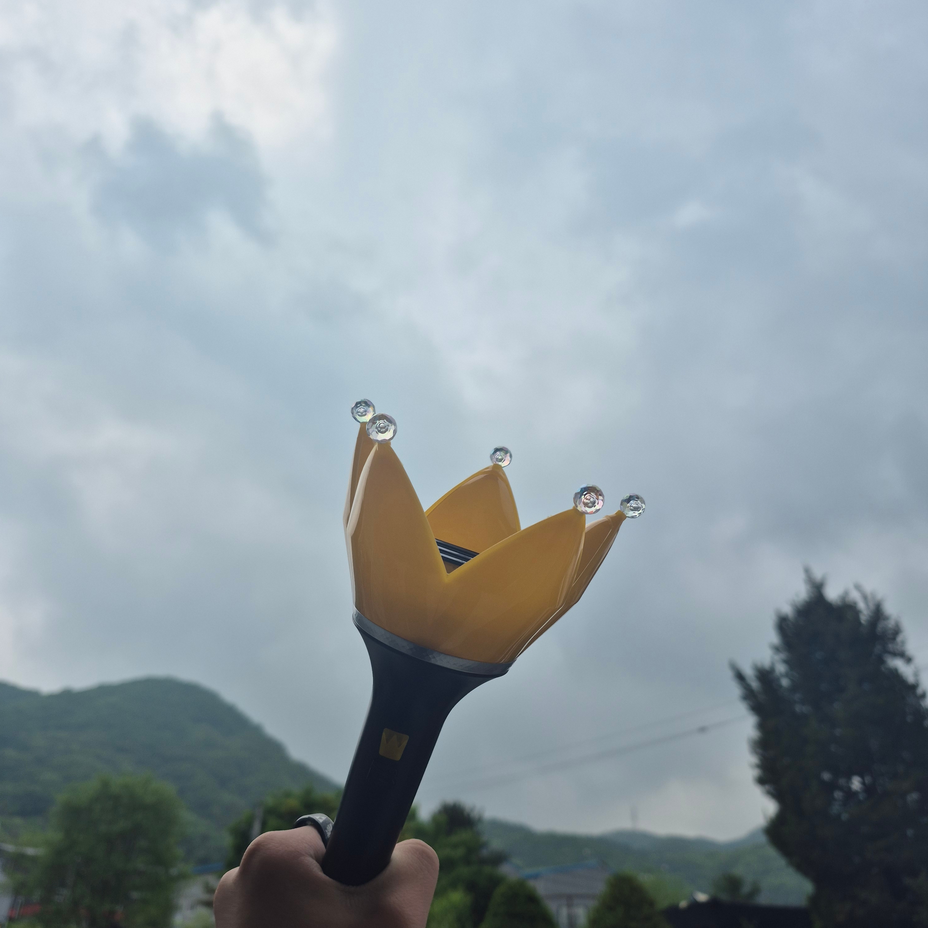 Bigbang Official Light Stick Ver.4 Black 2025 착용 스타일