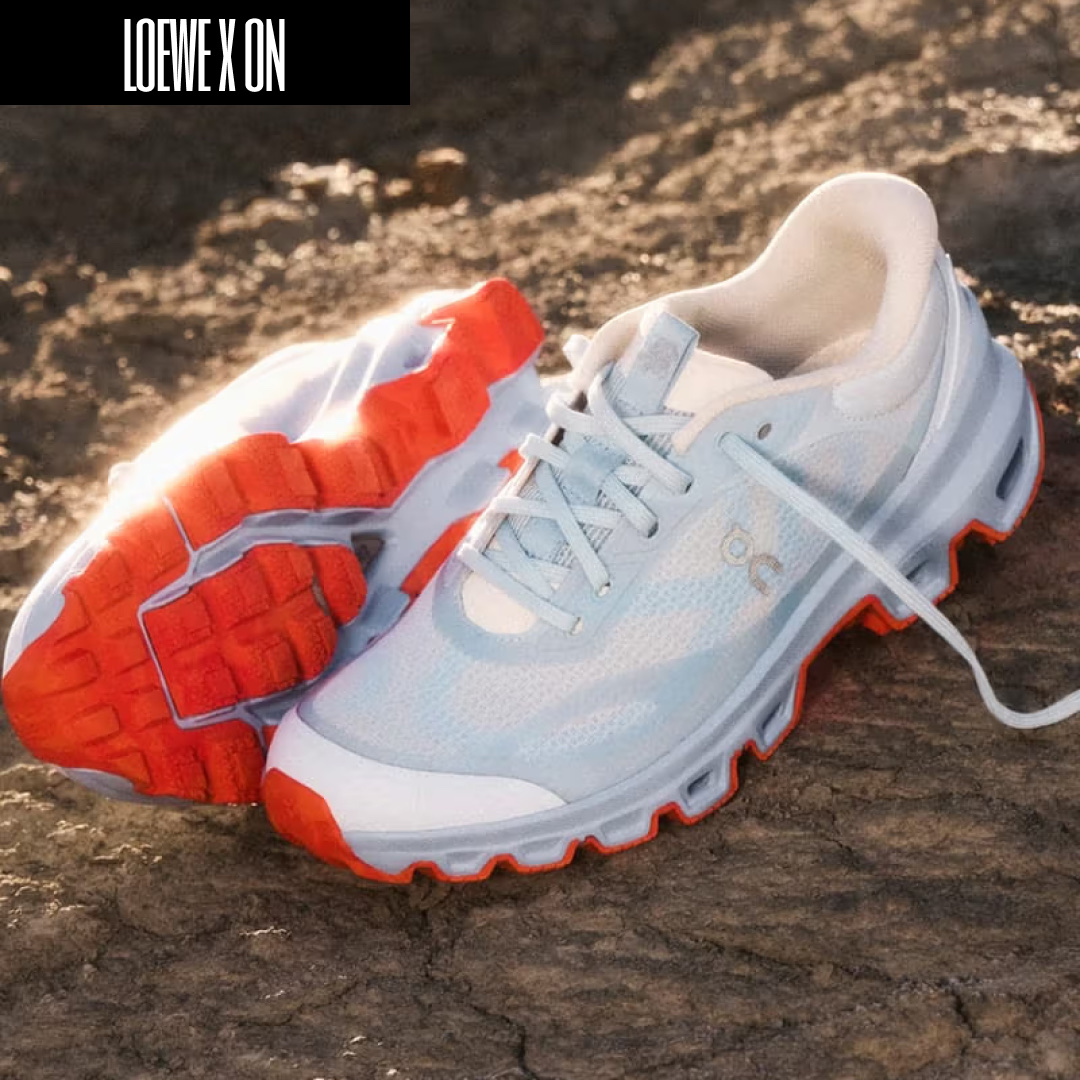 Loewe x On Running Cloudventure 2 Eggshell, Loewe x On Running Cloudventure 2 Gunmetal 착용 스타일 - 4