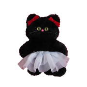Cosymosy Ballerina Black Cat Keyring Set