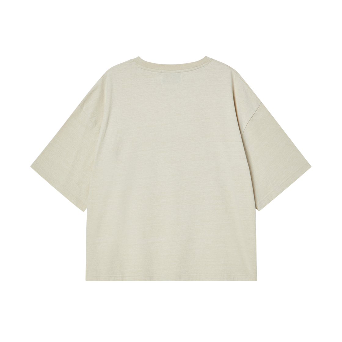 엔 아카이브 빈티지 프린트 디테일 피그먼트 워싱 반팔 티셔츠 아이보리(N ARCHIVE Vintage Print Detail Pigment Washing 1/2 T-Shirt Ivory) - 2