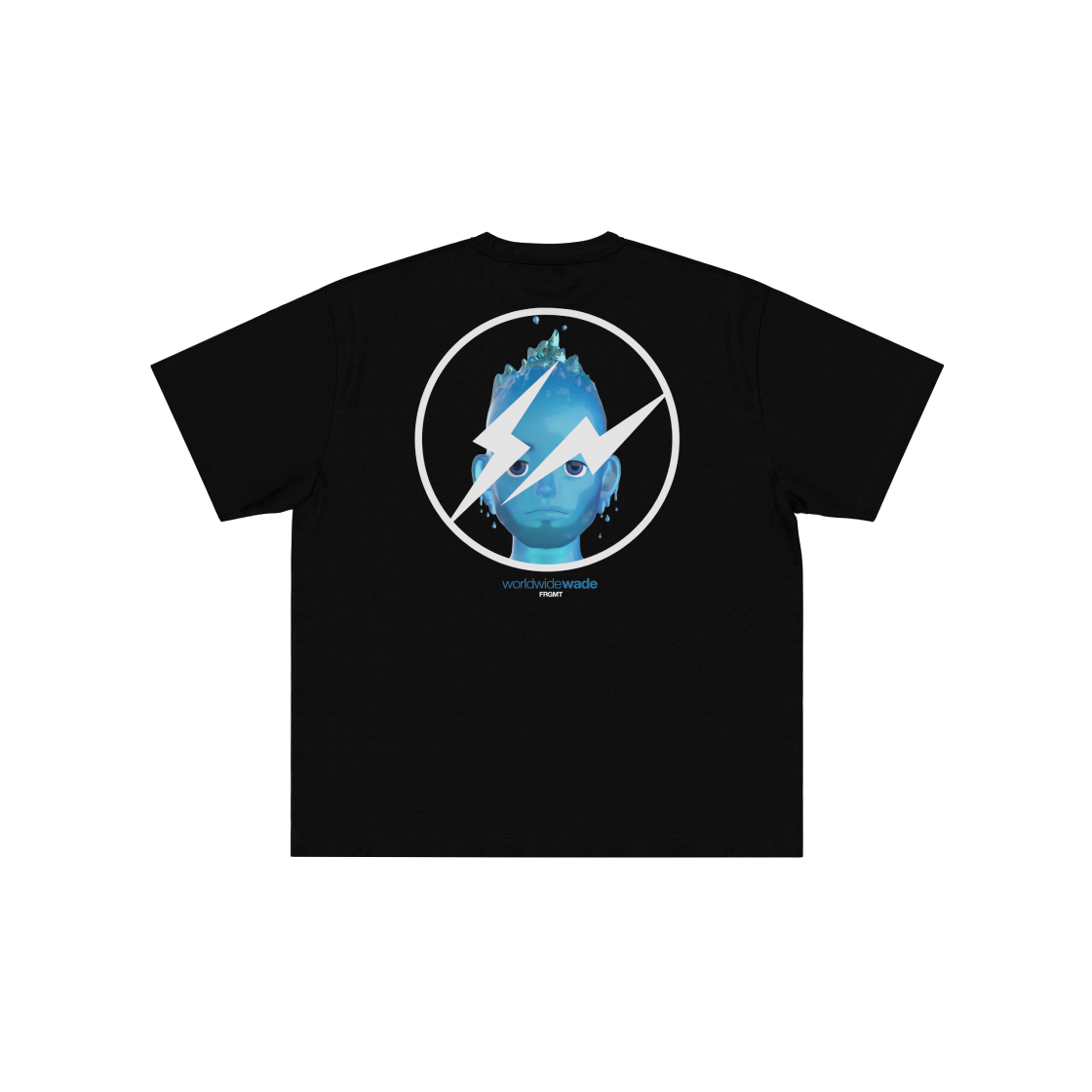 프라그먼트 x 웨이드 티셔츠 블랙(Fragment x Wade T-Shirt Black)