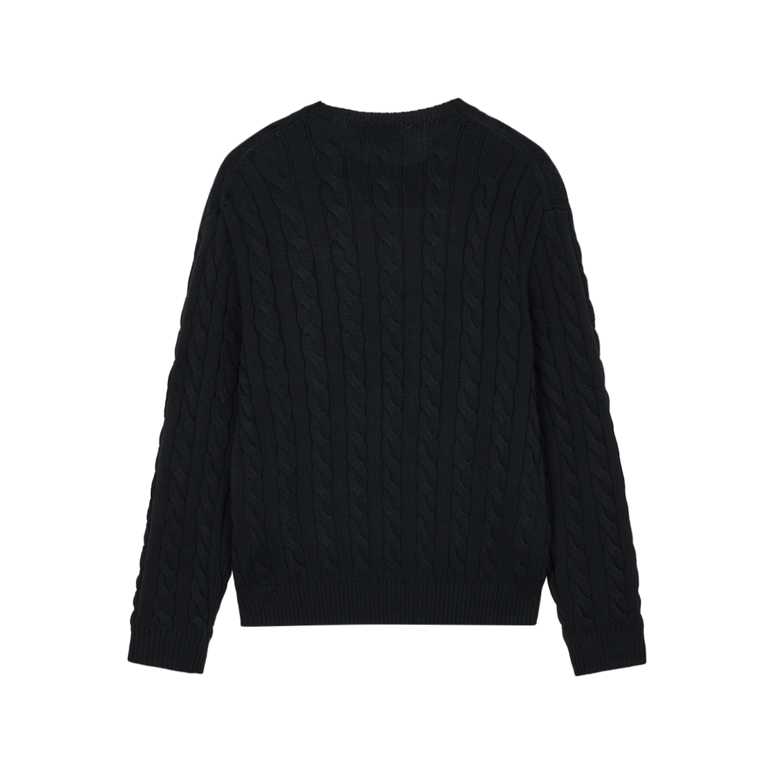 KM5BKNPRLC7BK [30% 적립] Polo Ralph Lauren Cable Knit Cotton Sweater Black - #2