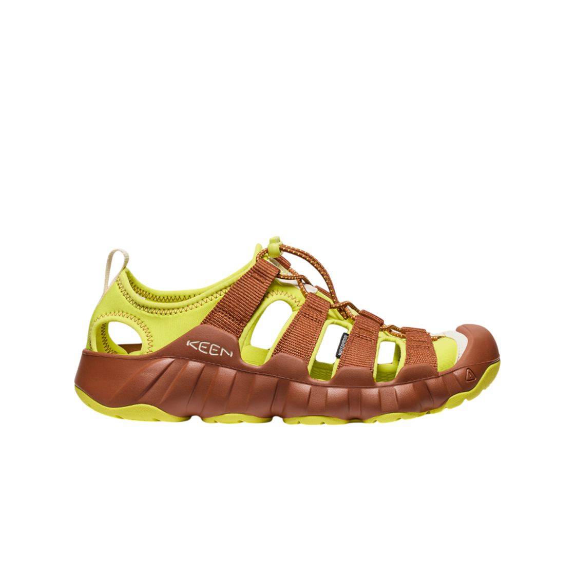 킨 X 하이킹패트롤 하이퍼포트 H2 샌들 여성 샌들 노랑(KEEN X HIKING PATROL Hyperport H2 Sandals Women Sulphur Spring/Gingerbread)