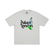 Palace Flower Type T-Shirt Grey Marl - 25SS