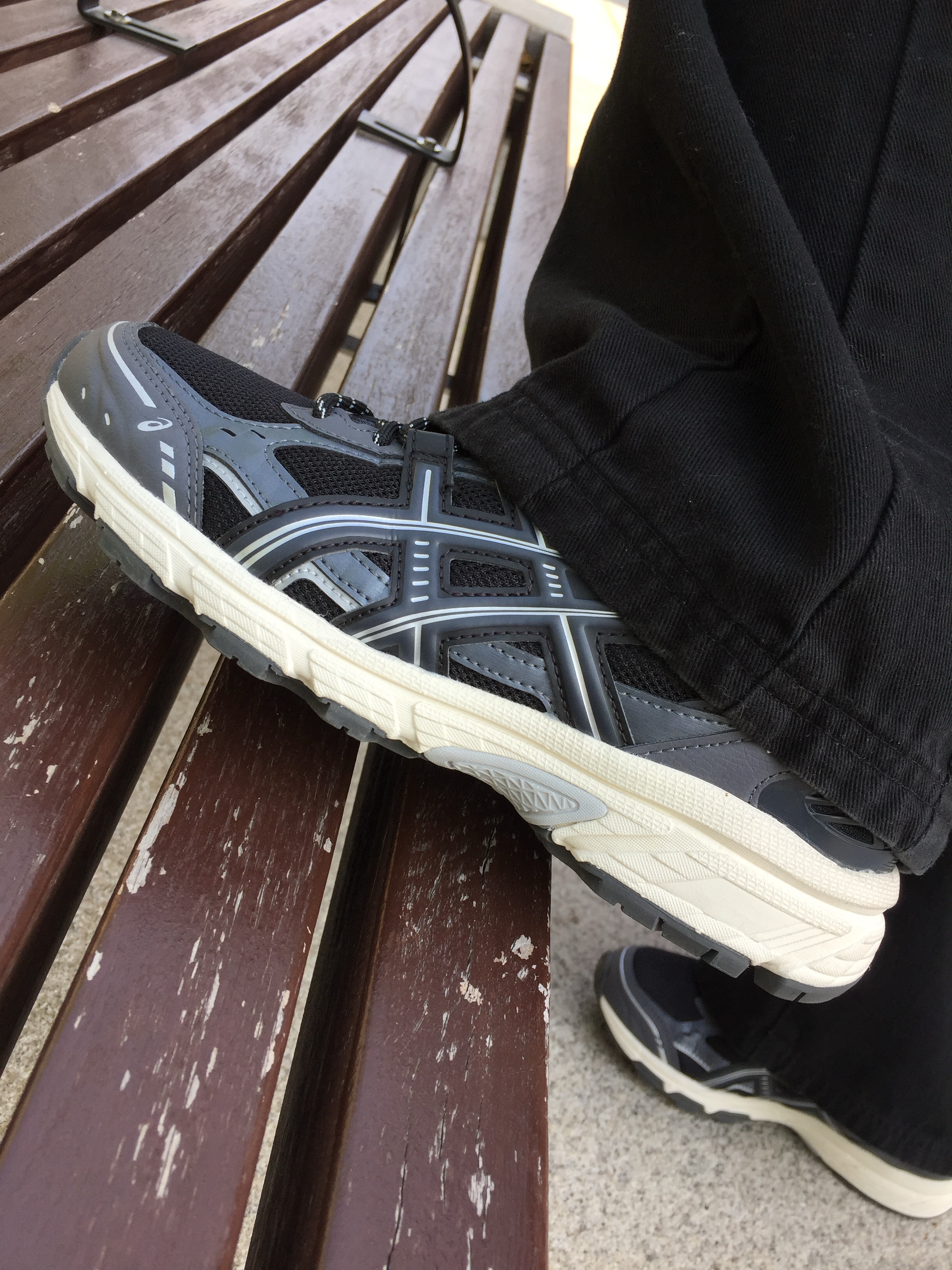 Asics Gel-Nunobiki Black Obsidian Grey, New Era 59Fifty MLB Authentic New York Yankees Game Navy 착용 스타일 - 7
