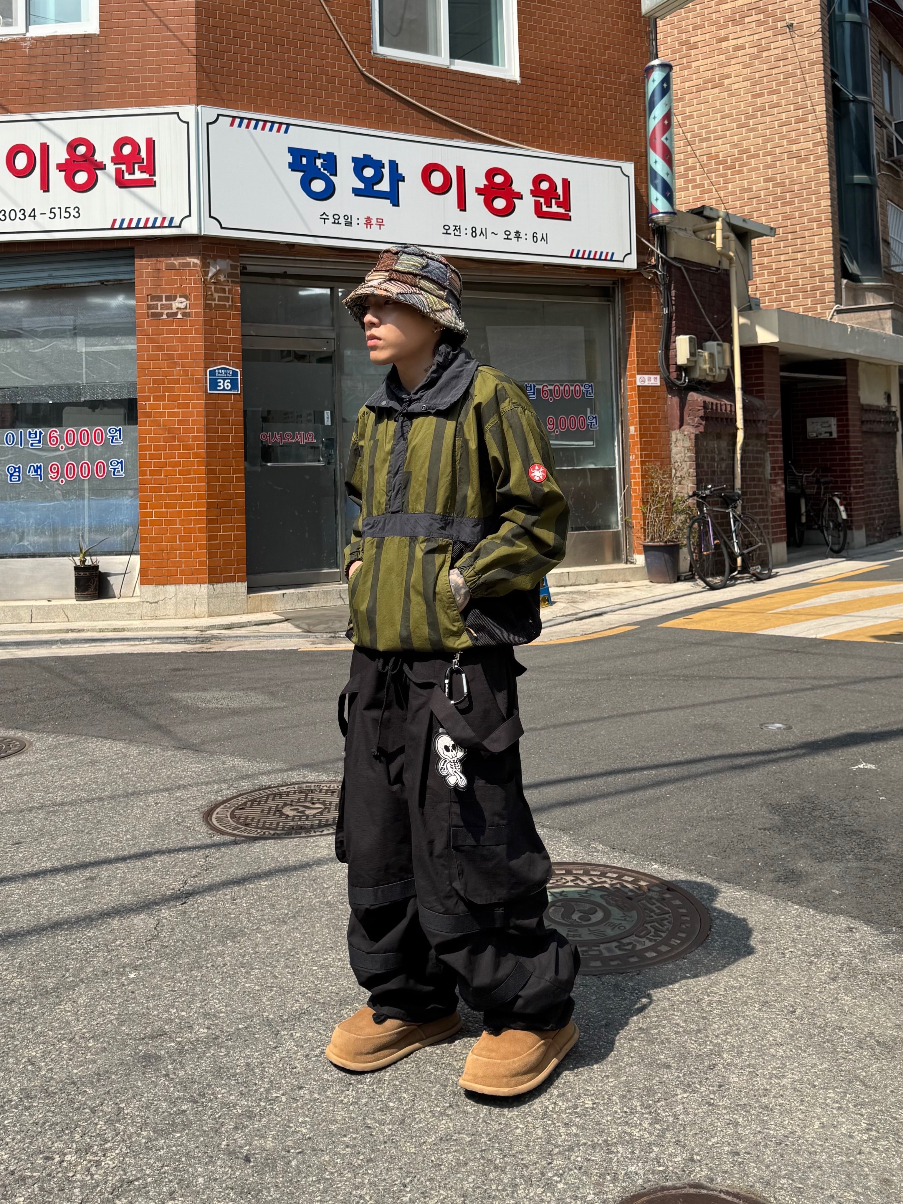 Wapworks Hard Knocks Cargo Pants Gas 착용 스타일 - 5