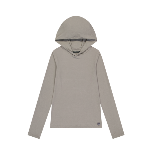 【COYSEIO】 038 SLIM HOODIE LONG SLEEVES GREY 038 - 038 - coyseio
