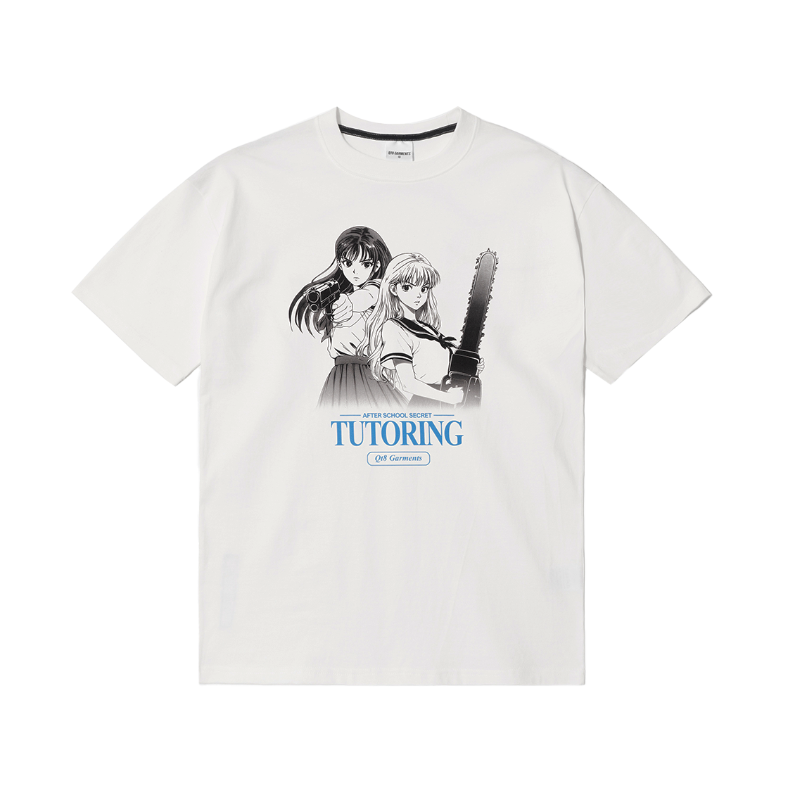 큐티에잇 가먼츠 튜터링 티 아이보리(QT8 GARMENTS Tutoring Tee Ivory) - 1