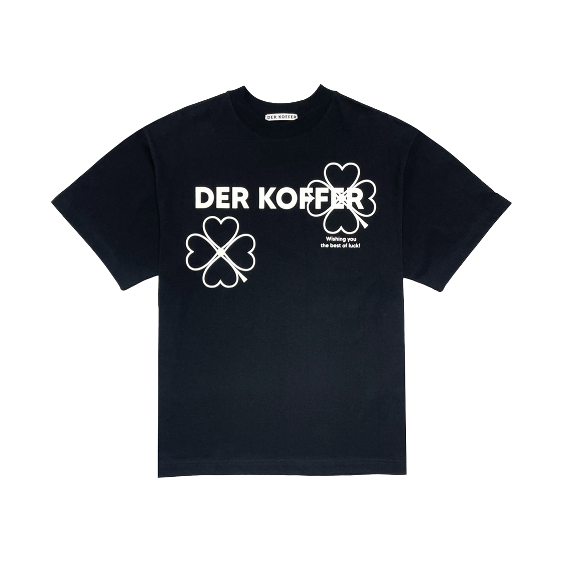 델 코퍼 트윈 클로버 티 블랙 아이보리(Der Koffer Twin Clover T Black Ivory)
