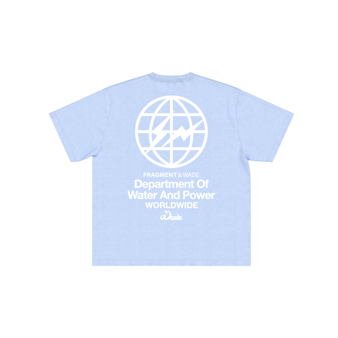 프라그먼트 x 웨이드 티셔츠 스카이 블루(Fragment x Wade T-Shirt Sky Blue)